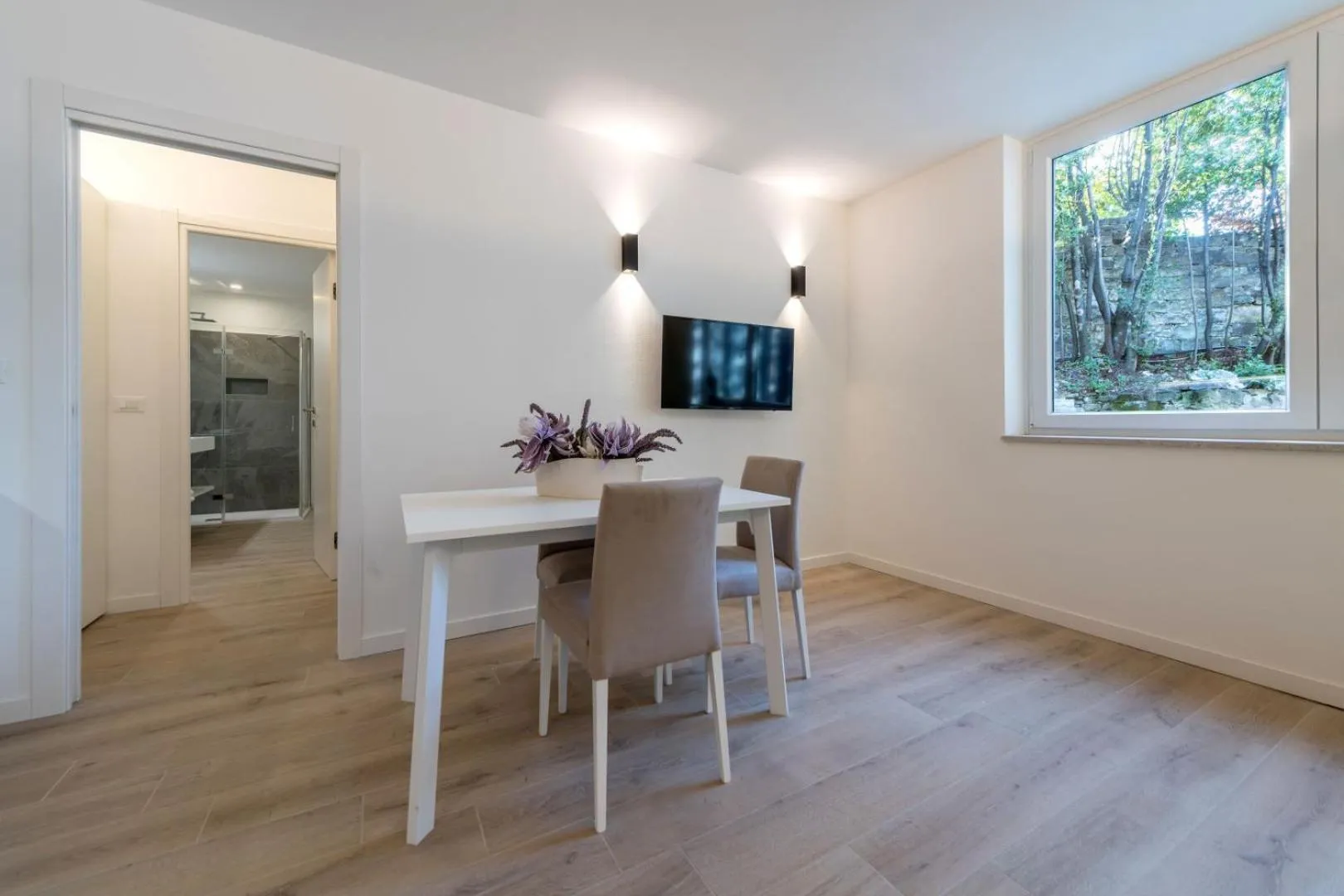 Living room in Residence La Torre con private park