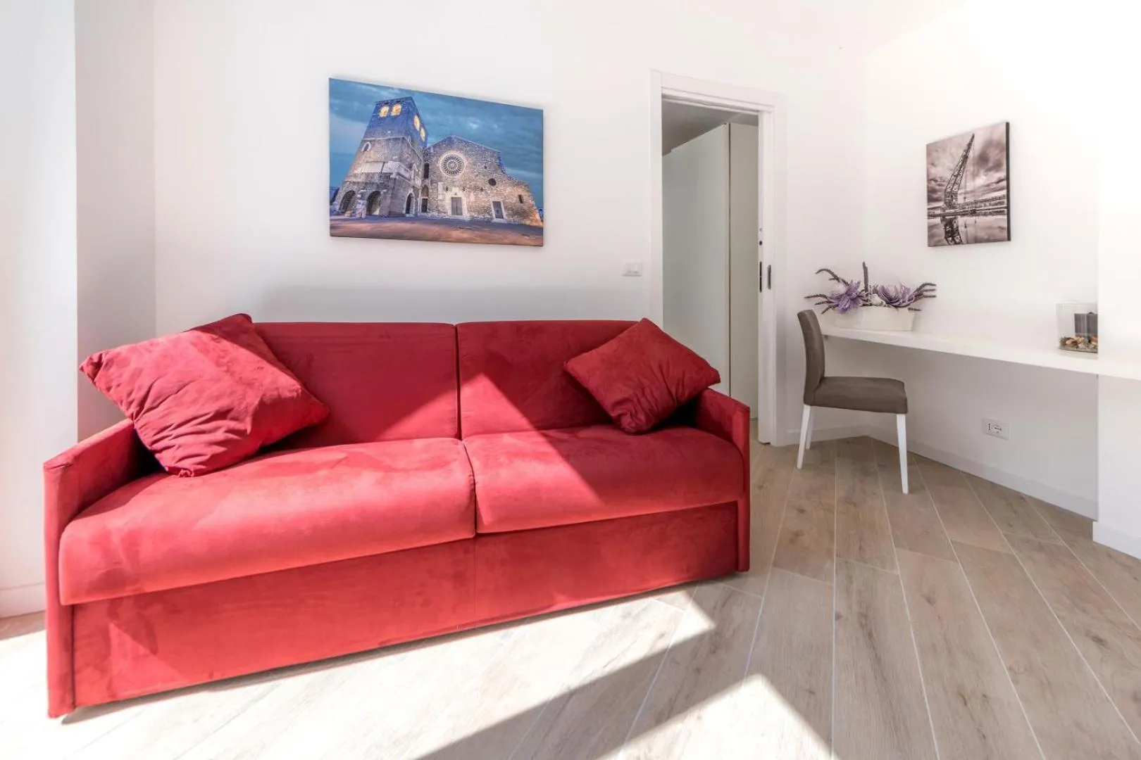 Living room in Residence La Torre con private park