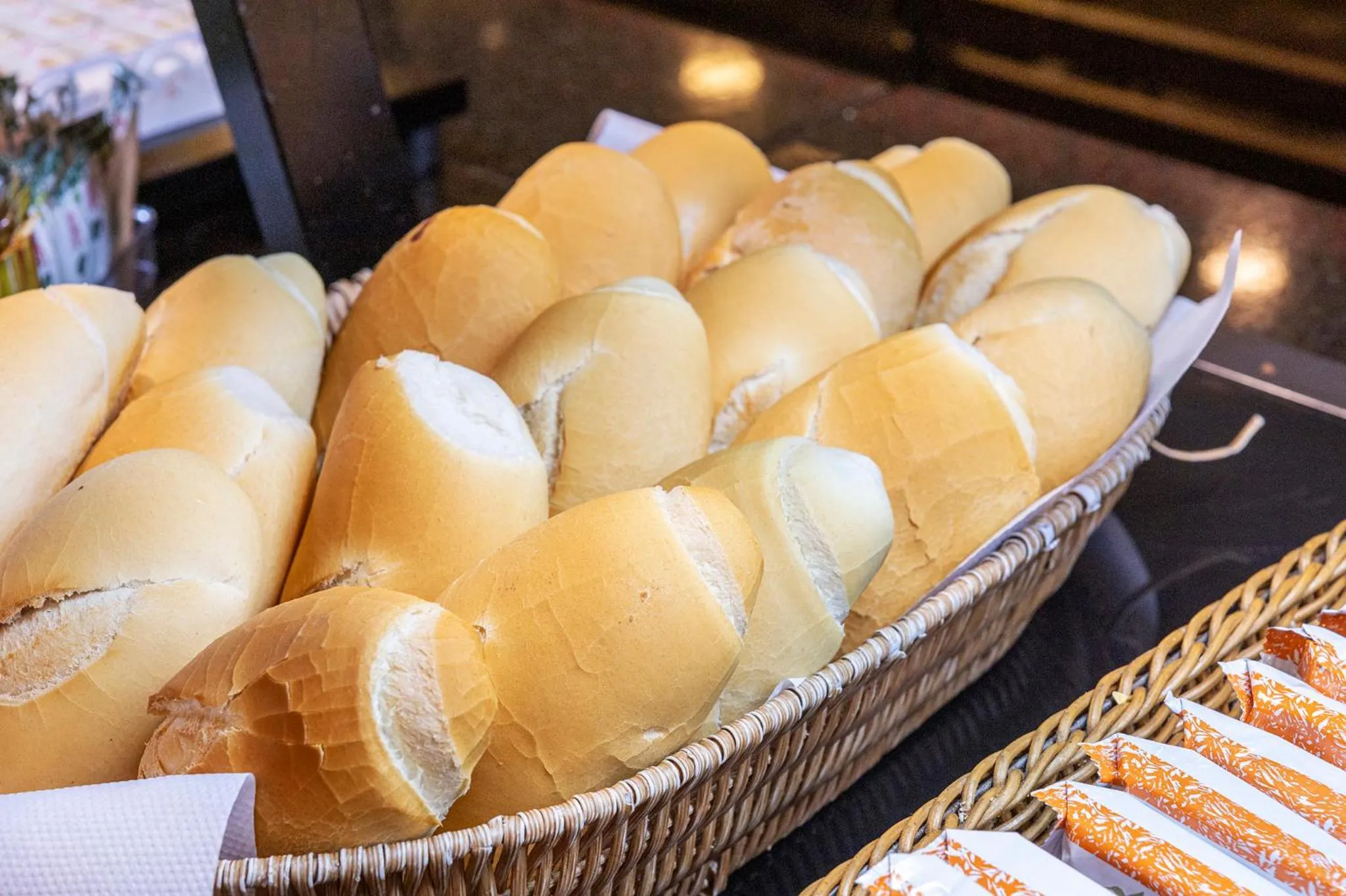 Buffet breakfast in Nikkey Palace Hotel