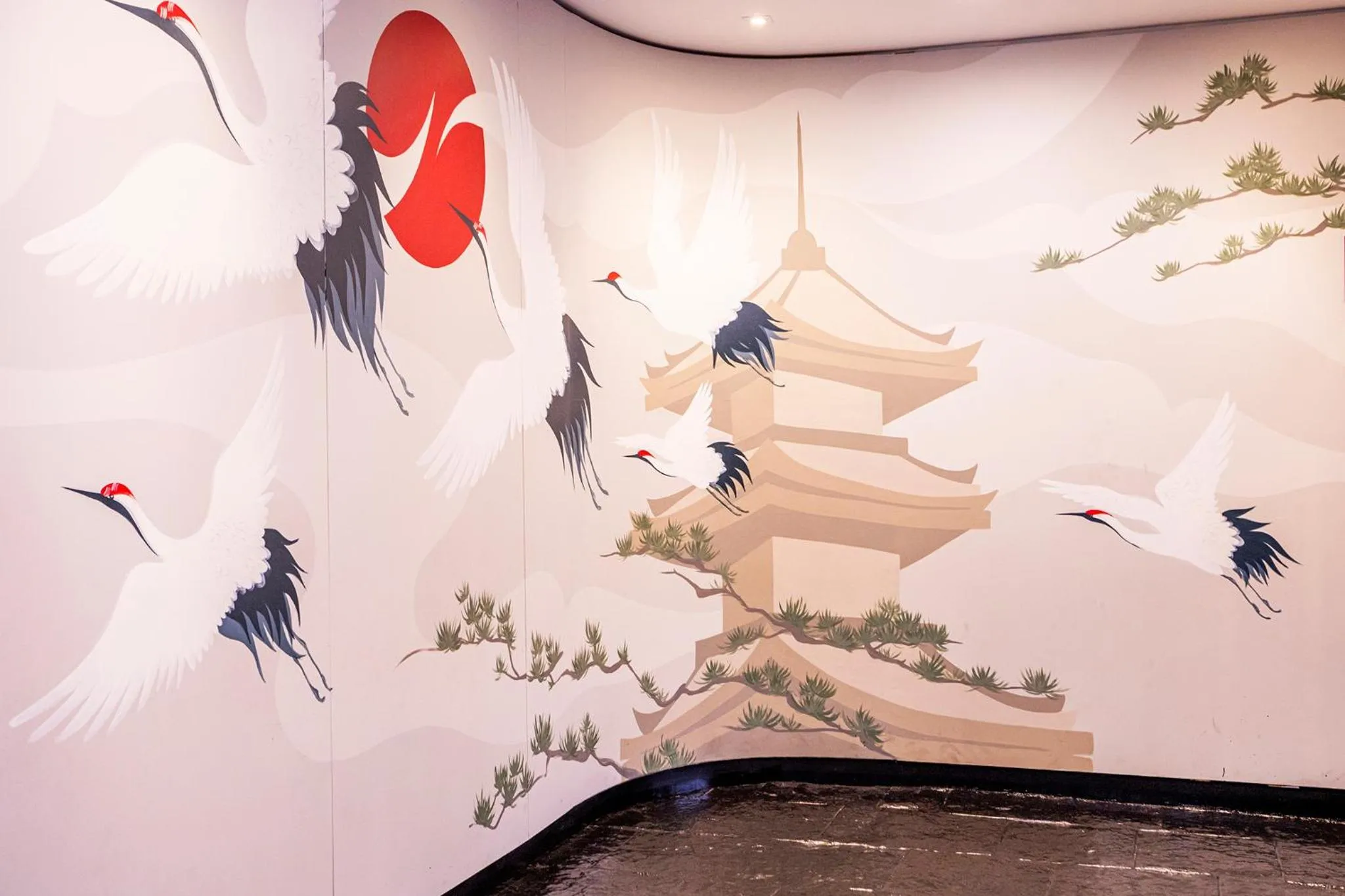 Decorative detail in Nikkey Palace Hotel