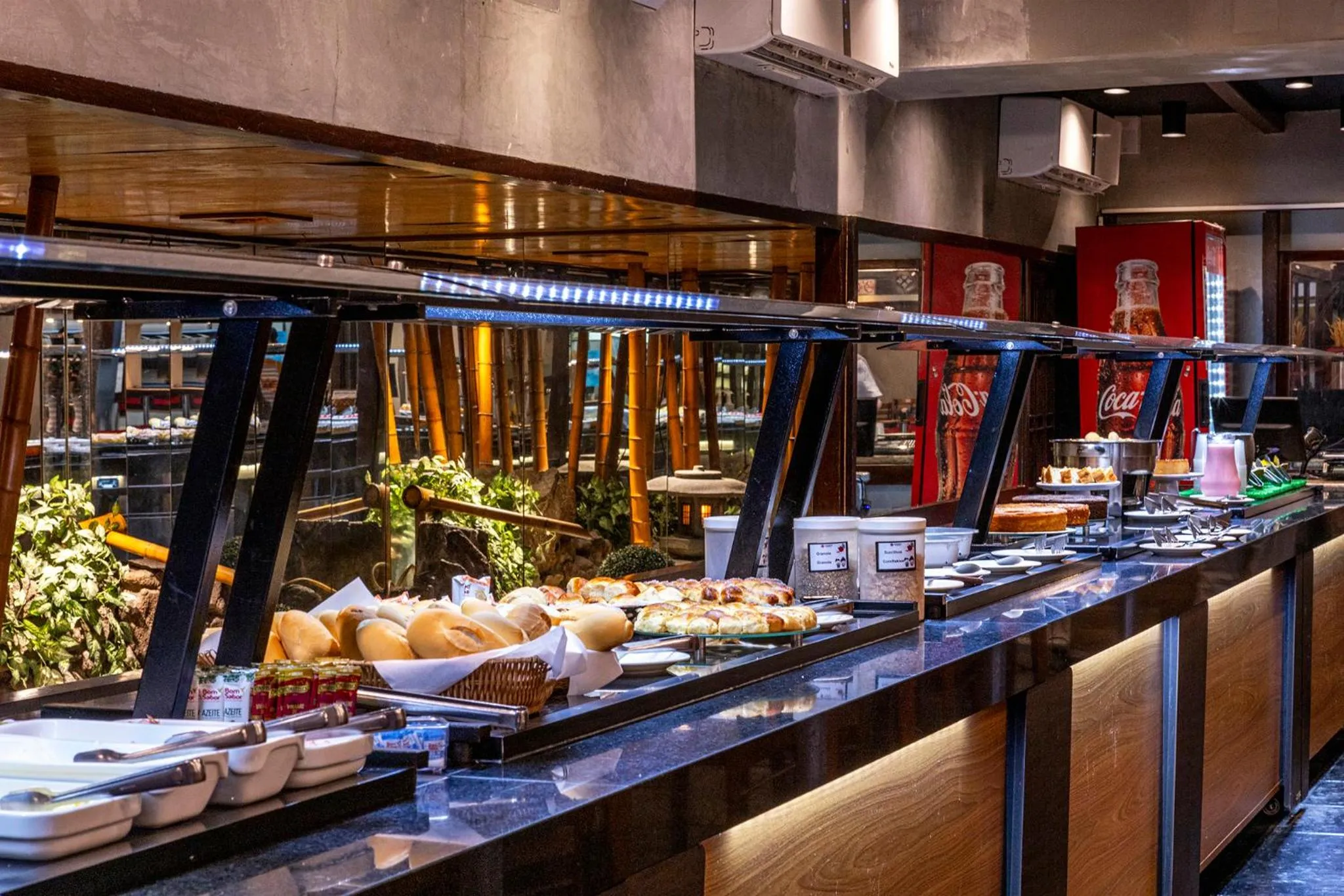 Buffet breakfast in Nikkey Palace Hotel