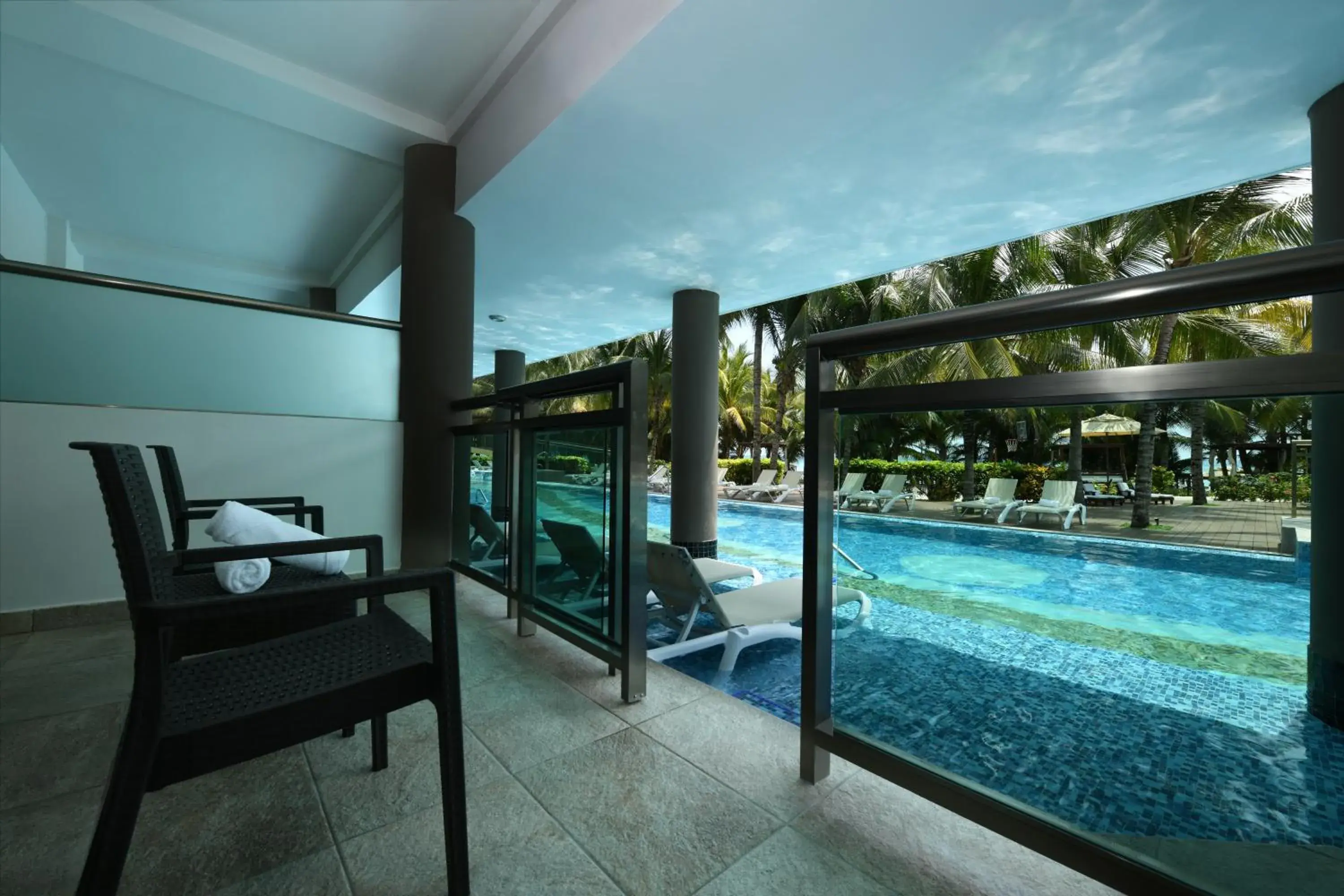 Swimming pool in Generations Riviera Maya Oceanfront Family Resort Catamaran, Water Park, All & More Inclusive Swimming pool in Generations Riviera Maya Oceanfront Family Resort Catamaran, Water Park, All & More Inclusive