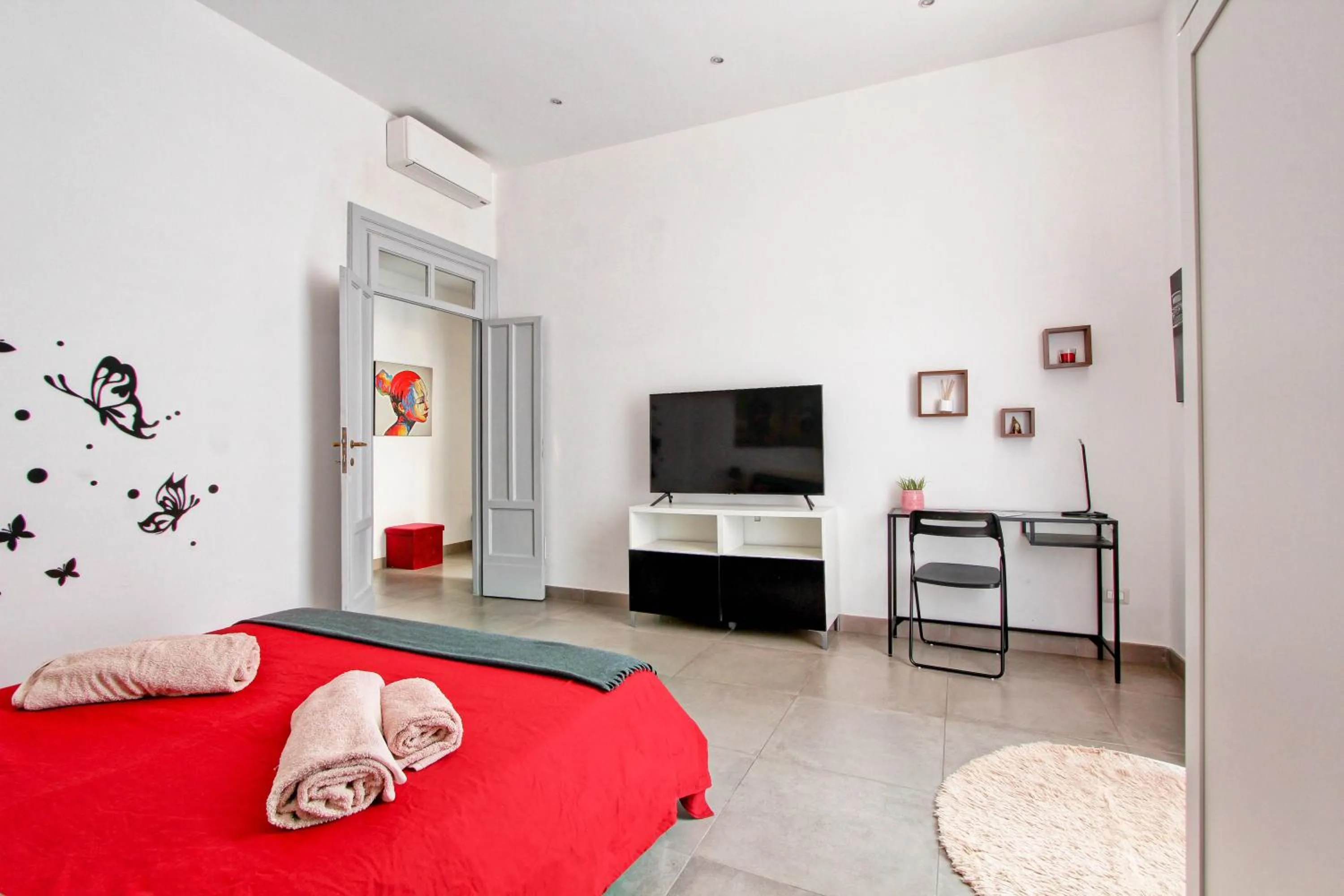 Bed in Domvs Romae Apartment