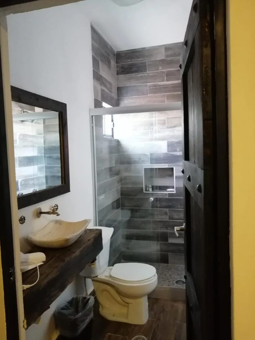 Bathroom in Hacienda Viga 2020 Hotel