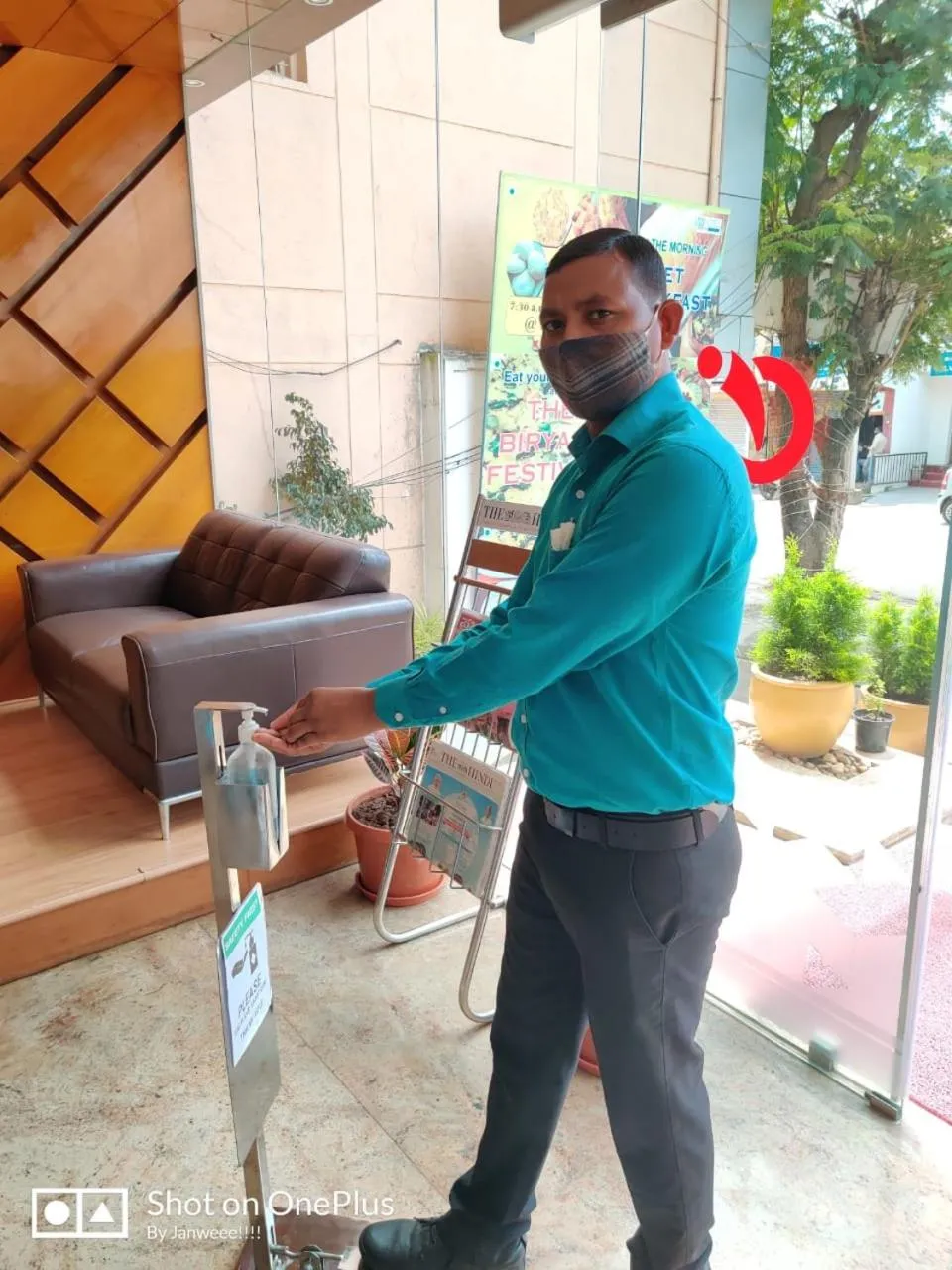 Staff in crystal inn