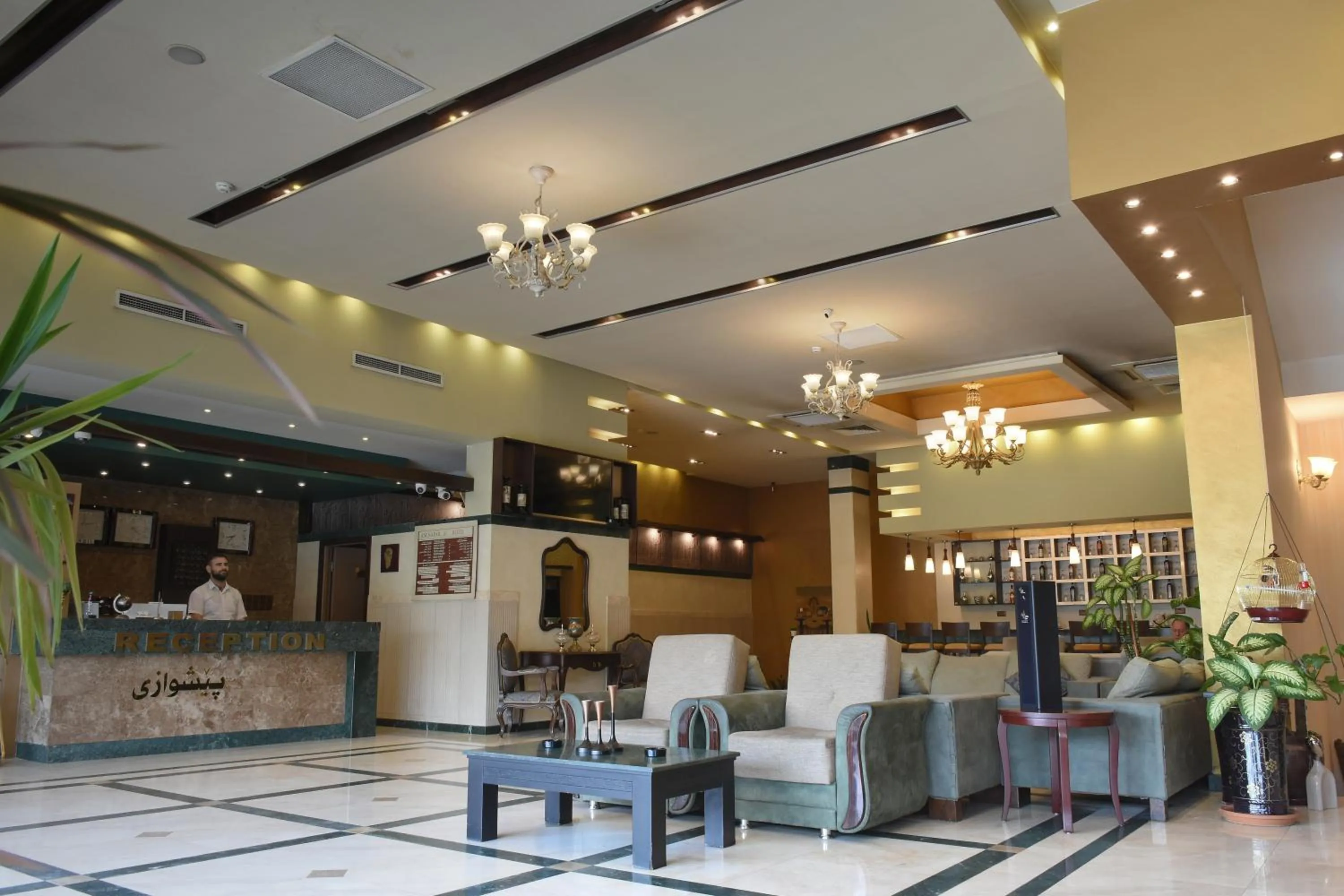 Lobby or reception in Asenappar Hotel