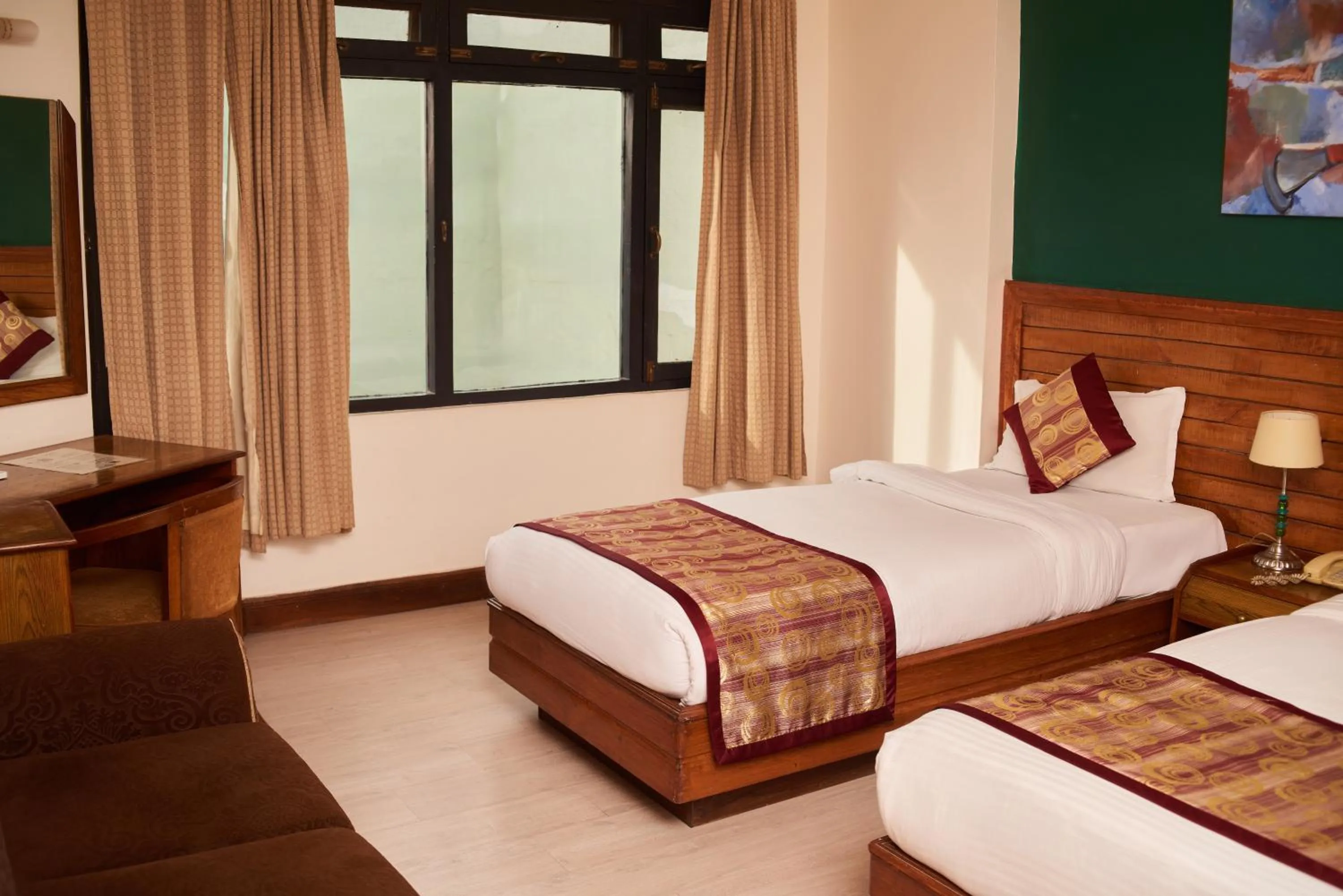 Bed in Hotel Tulsi