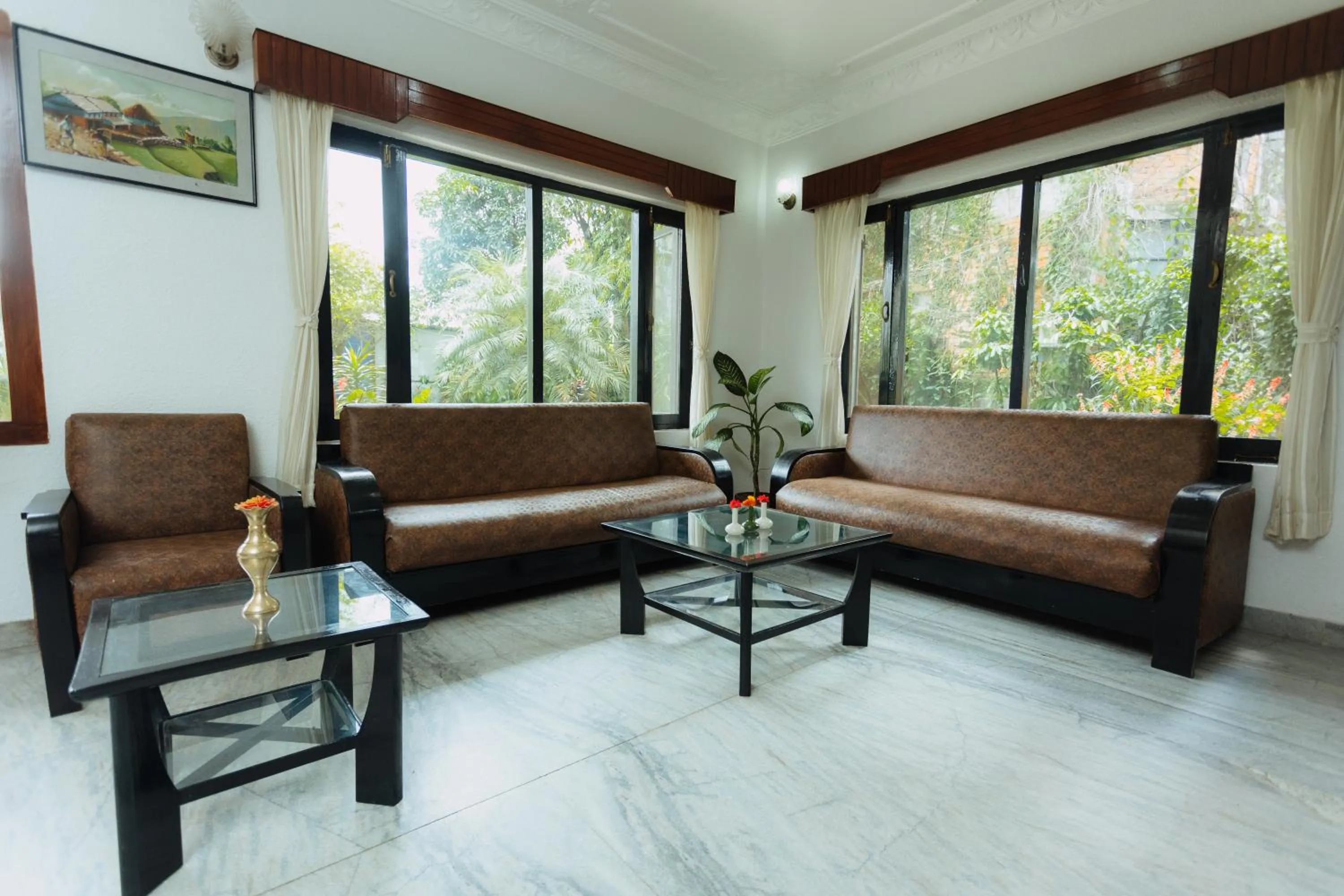 Lobby or reception in Hotel Tulsi