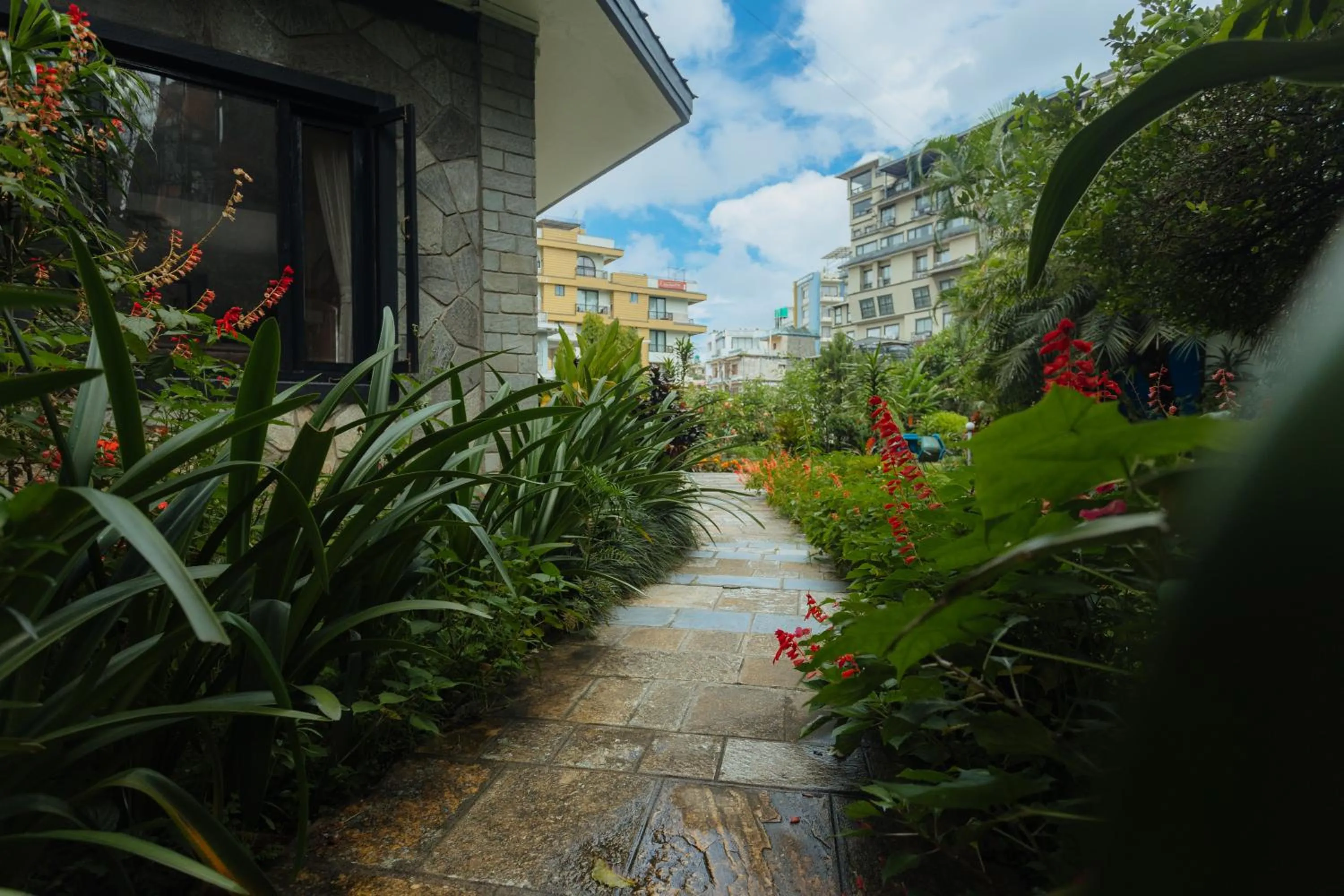Garden in Hotel Tulsi