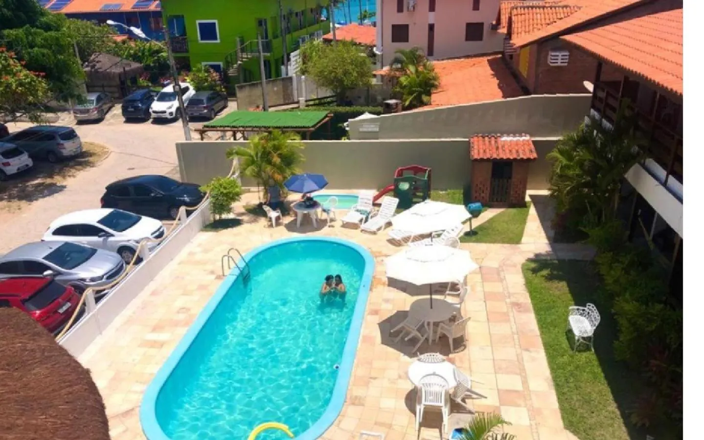 Swimming pool in Pousada Luz do Porto