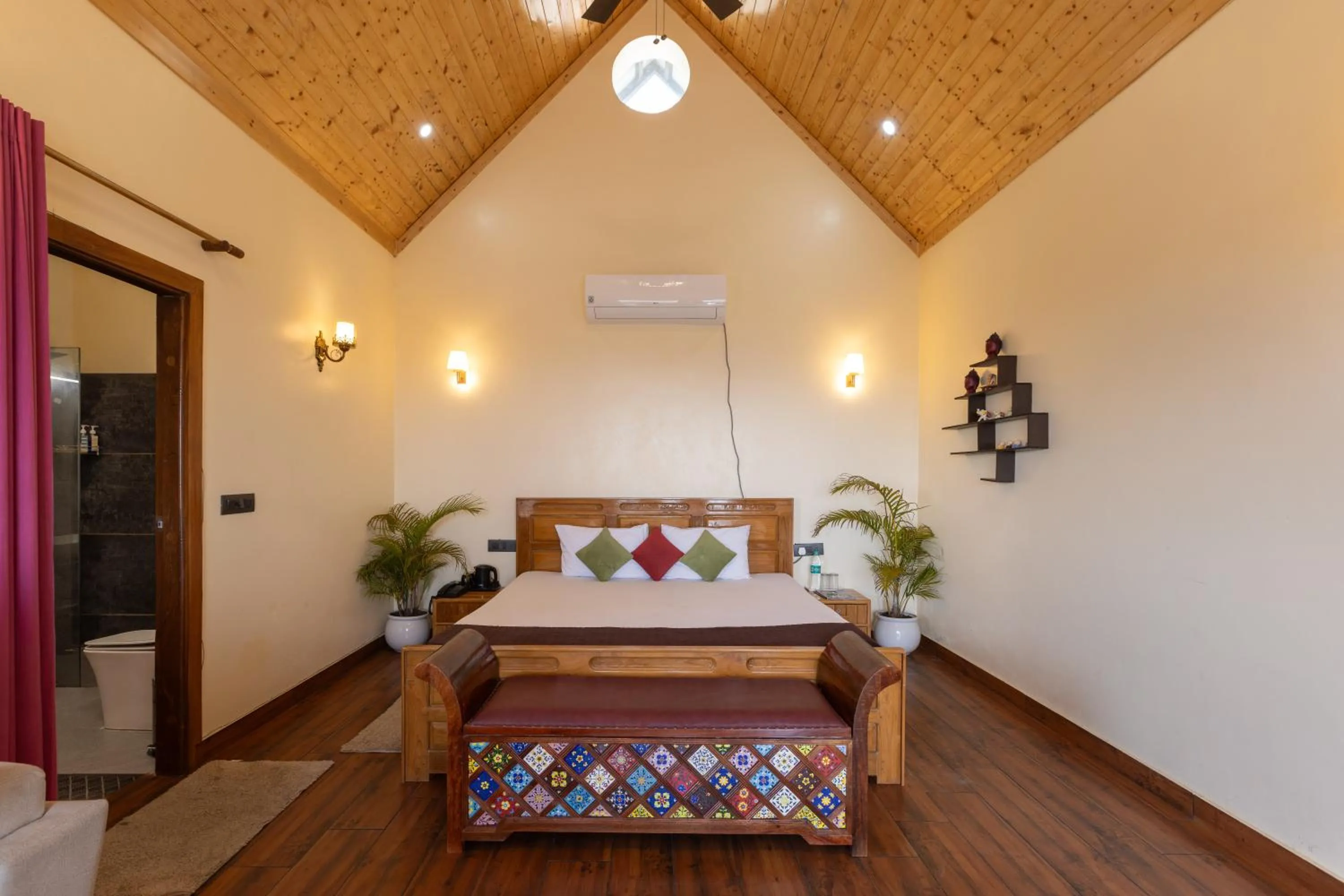 Seating area in The Bougainvillea Retreat - A Luxury Private Pool Villa in Dehradun