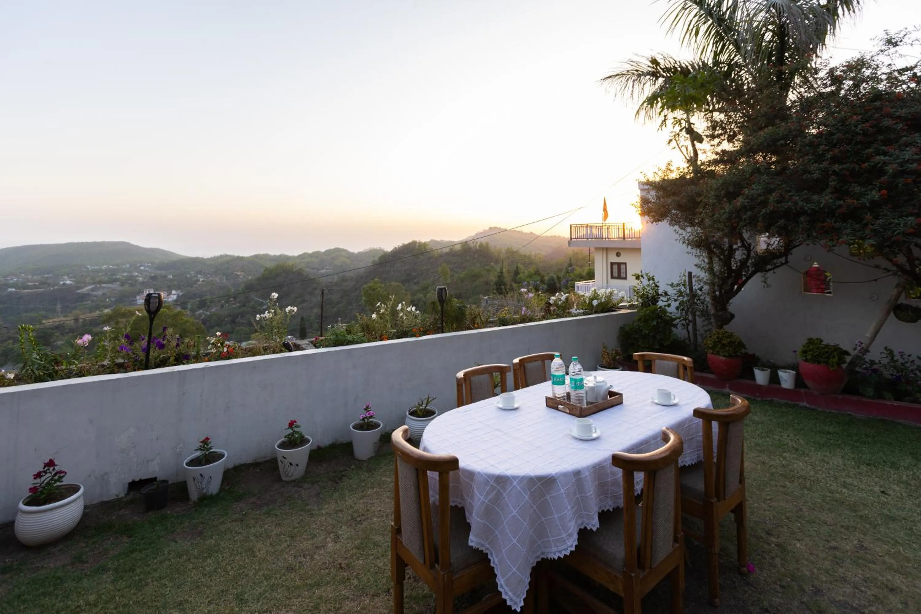 Patio in The Bougainvillea Retreat - A Luxury Private Pool Villa in Dehradun
