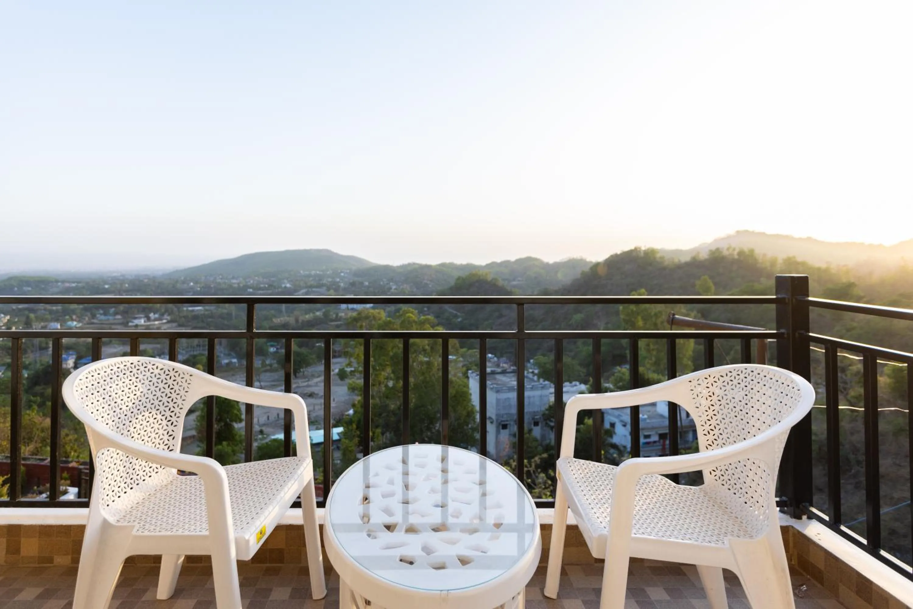 Patio in The Bougainvillea Retreat - A Luxury Private Pool Villa in Dehradun