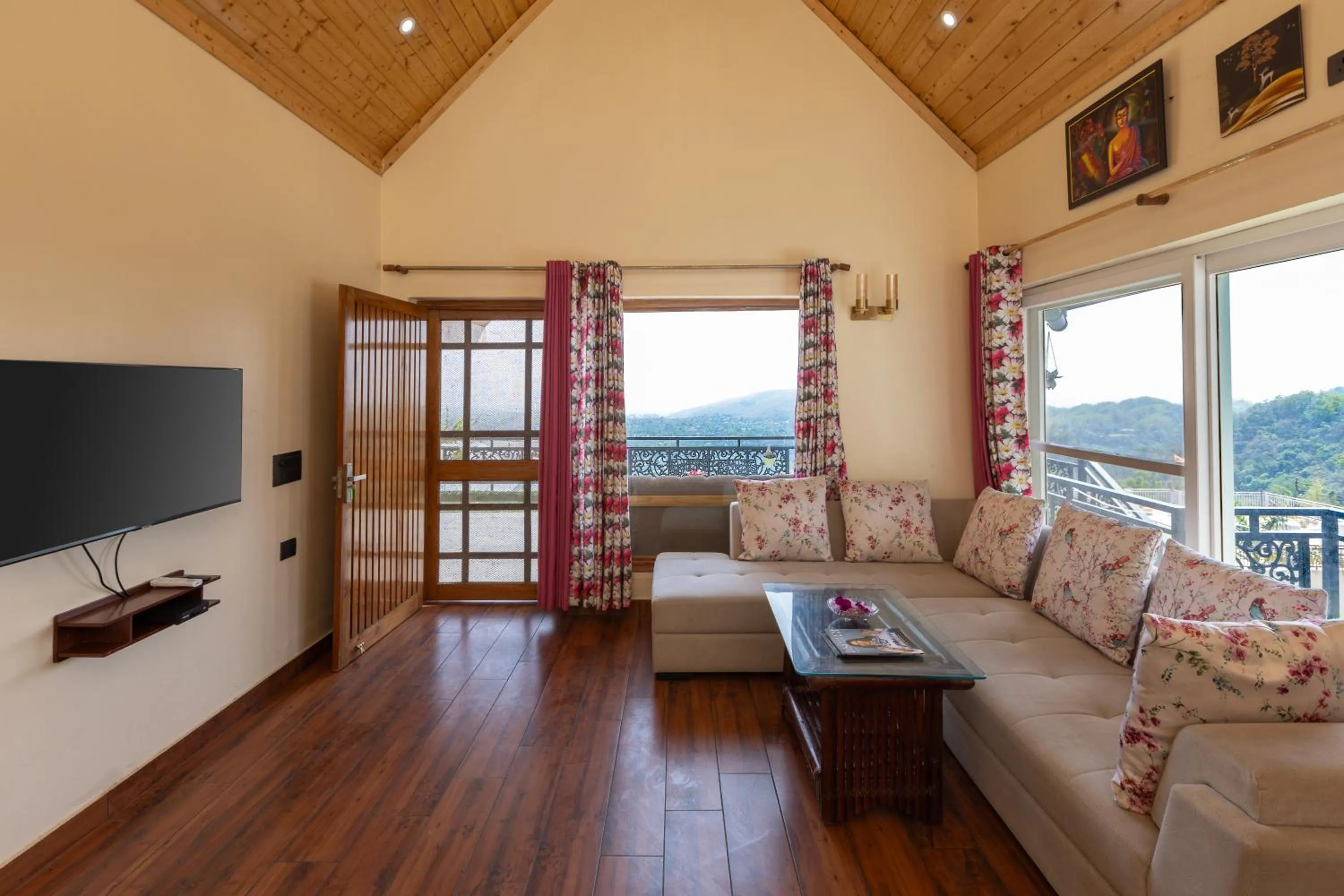 TV and multimedia in The Bougainvillea Retreat - A Luxury Private Pool Villa in Dehradun