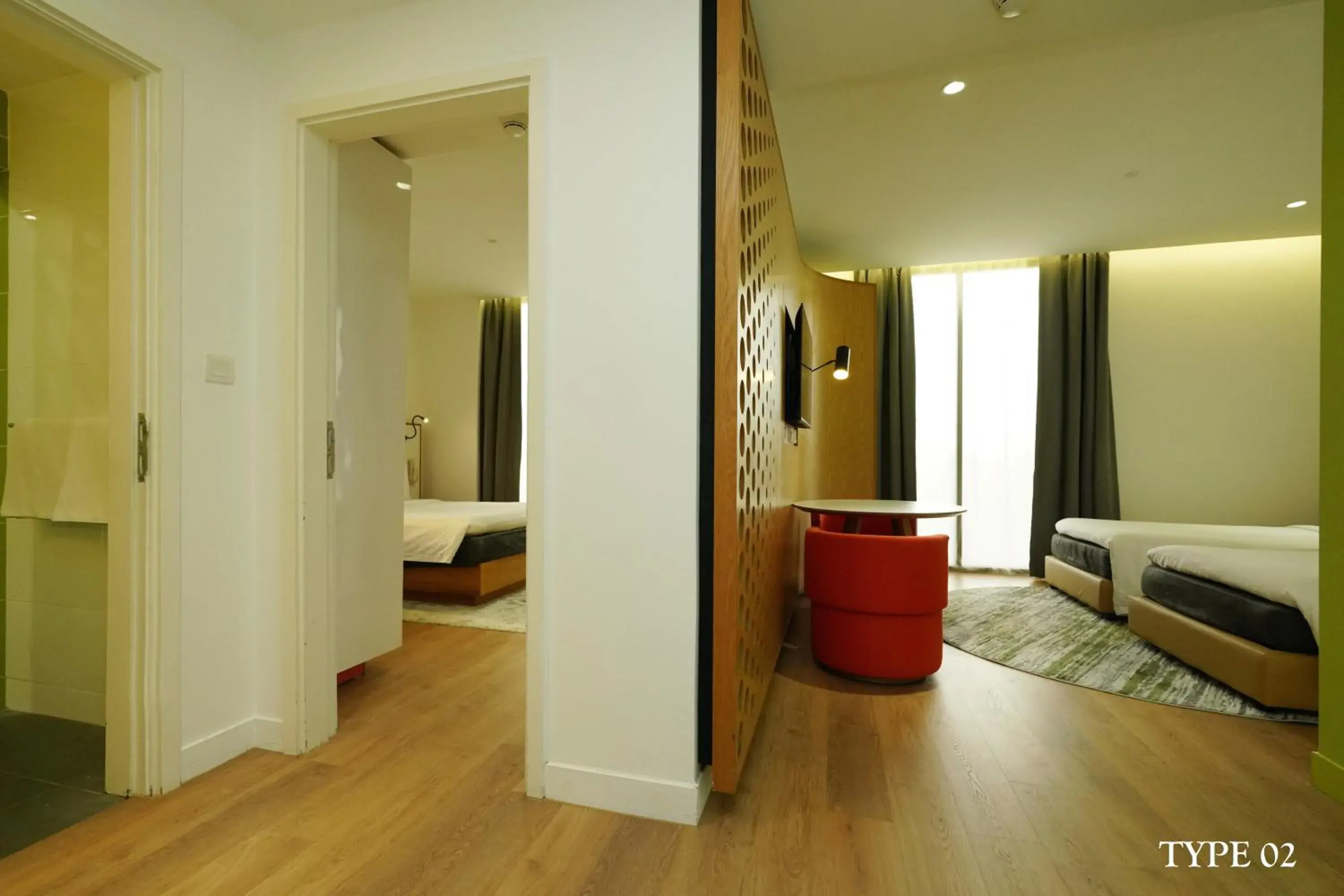 Bed in MU Hotel Bed in MU Hotel