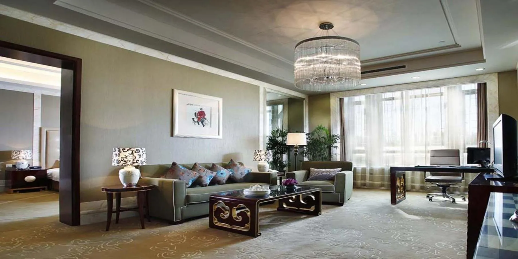 Bedroom in Crowne Plaza Ordos, an IHG Hotel