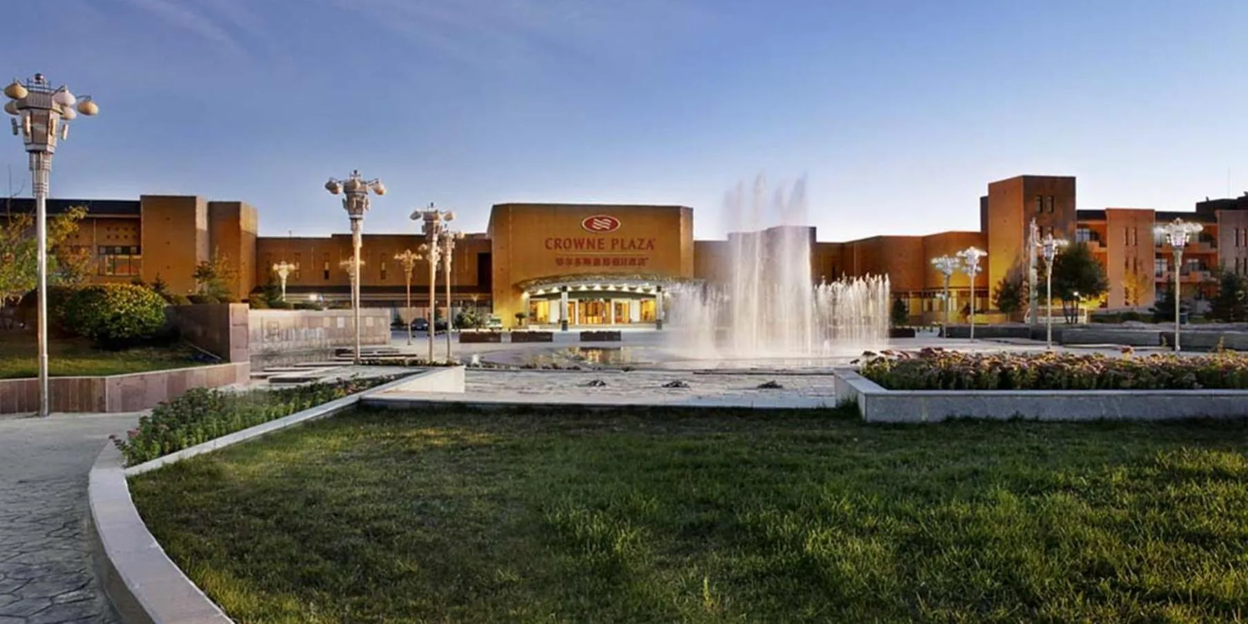 Property building in Crowne Plaza Ordos, an IHG Hotel