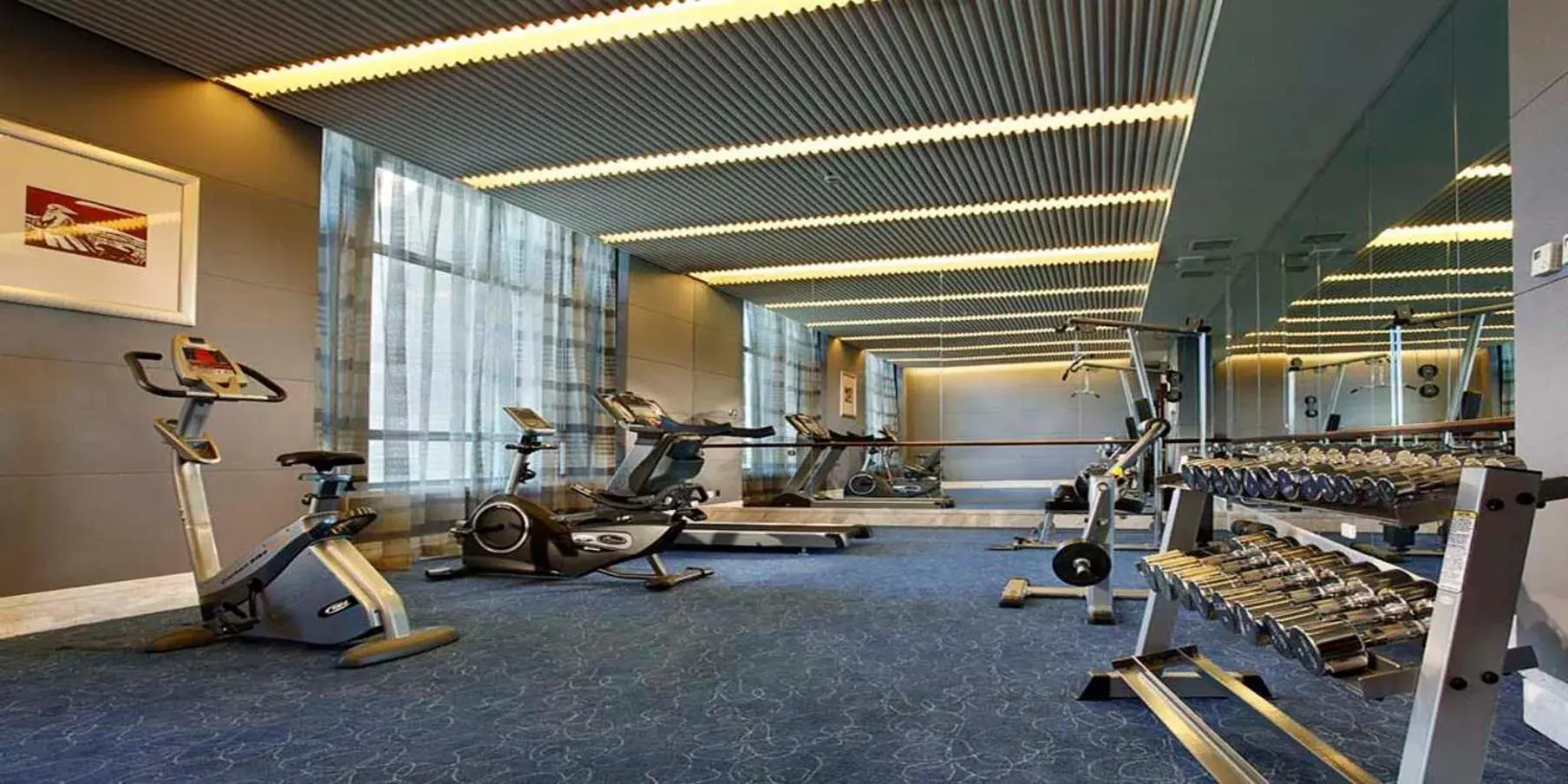 Fitness centre/facilities in Crowne Plaza Ordos, an IHG Hotel Fitness centre/facilities in Crowne Plaza Ordos, an IHG Hotel