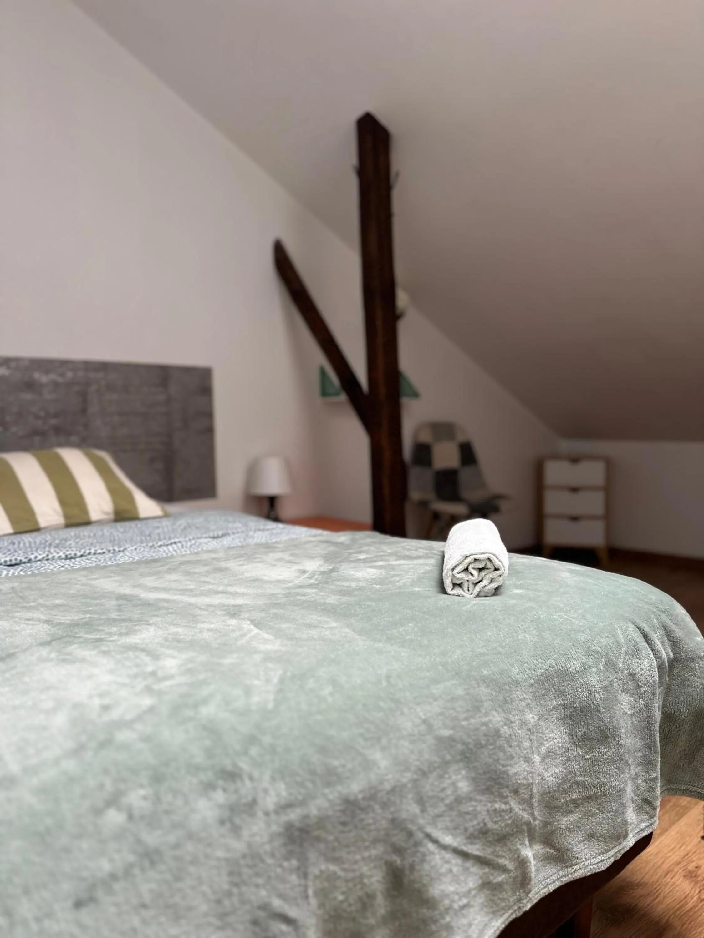 Bed in Szumi Las Bed & Breakfast