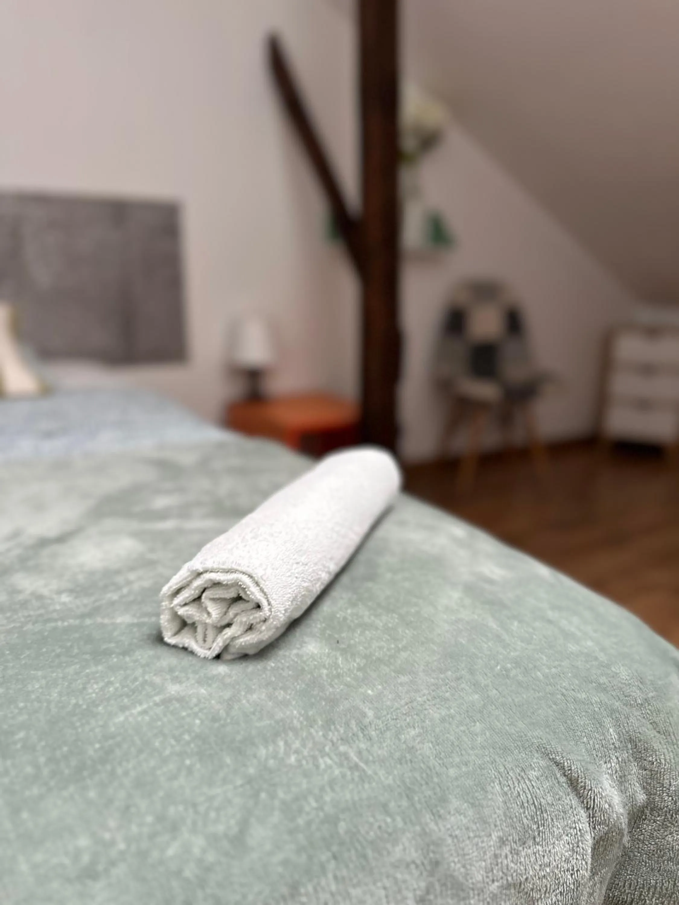 Bed in Szumi Las Bed & Breakfast