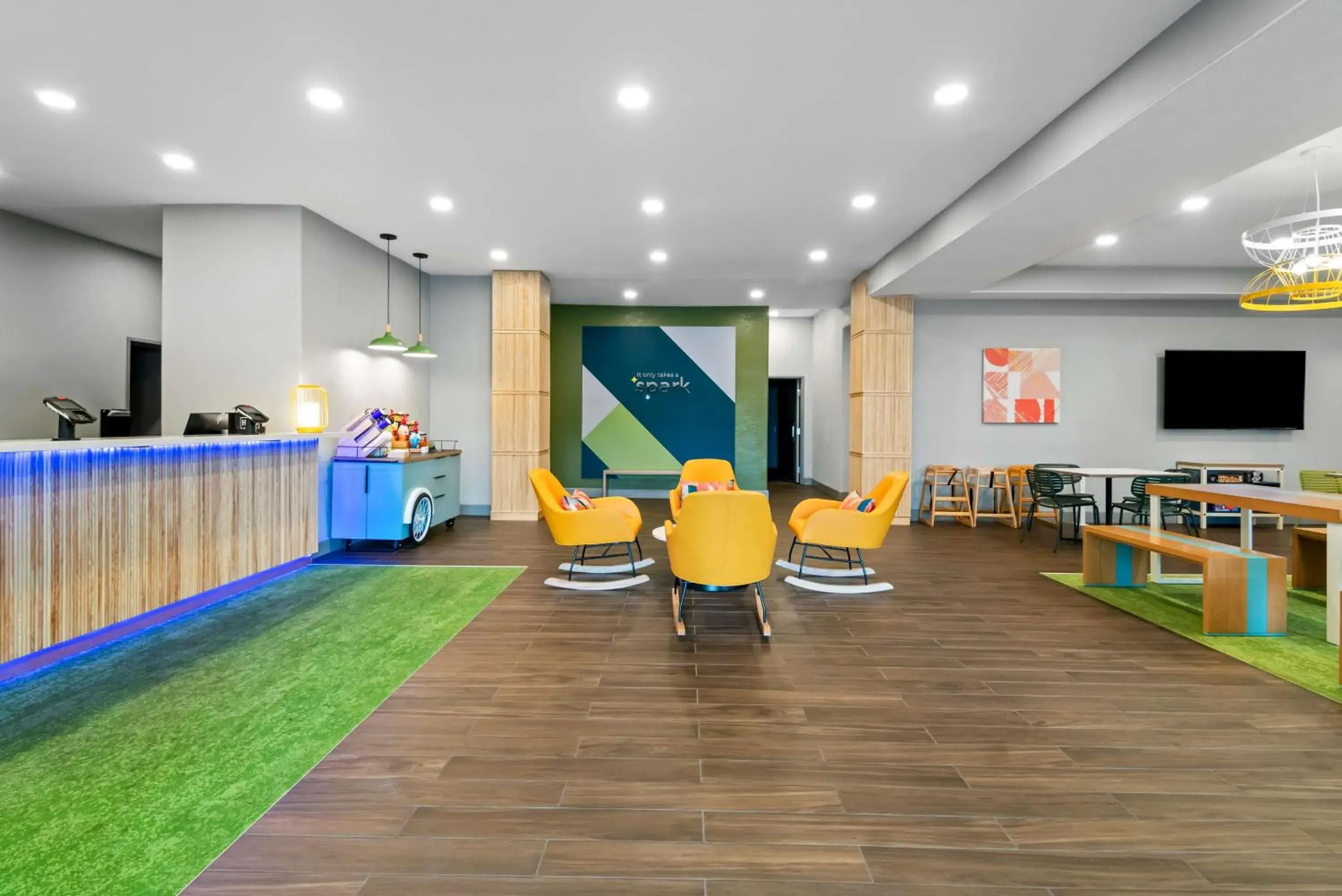 Lobby or reception in Spark by Hilton Wichita Falls Lobby or reception in Spark by Hilton Wichita Falls