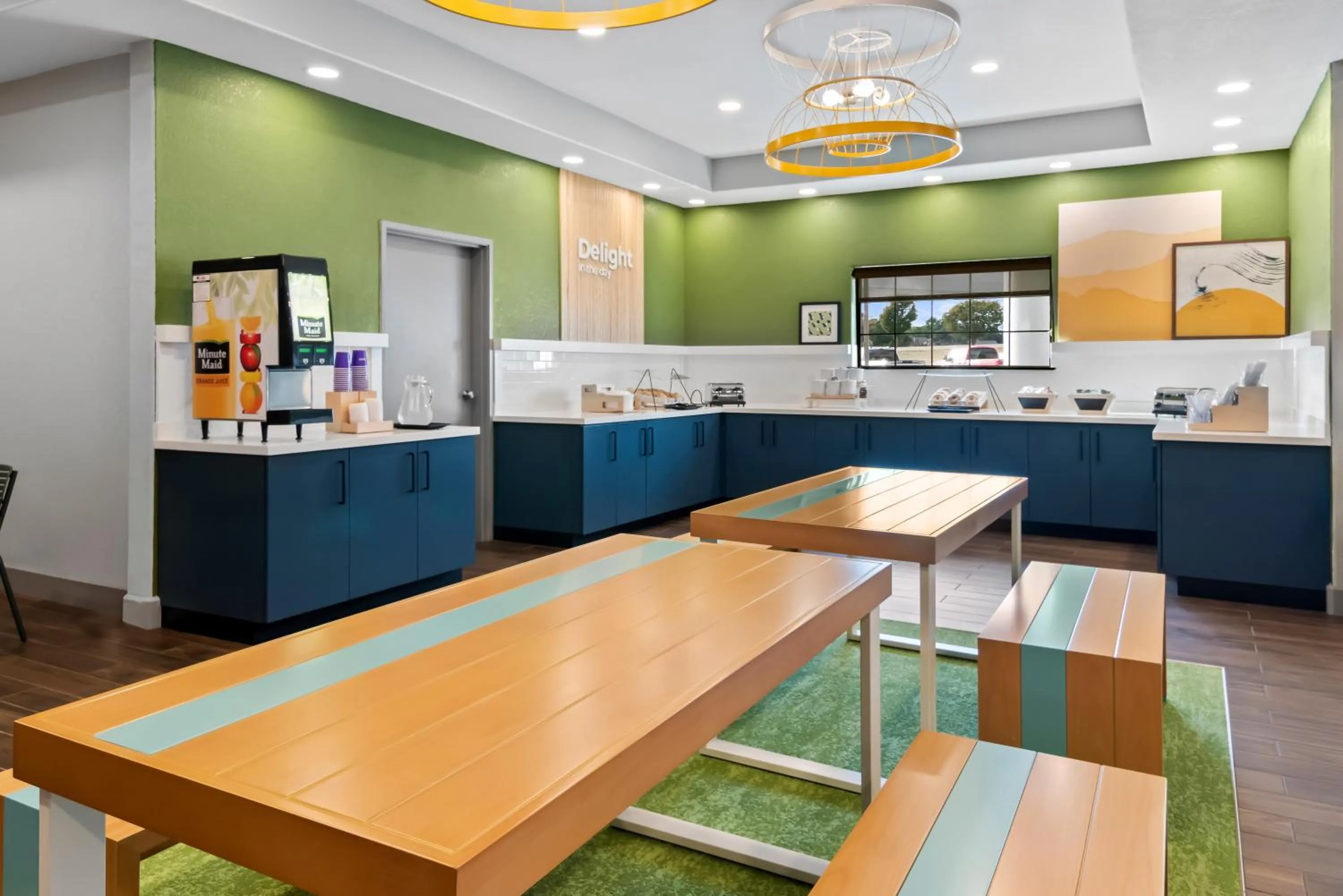 Seating area in Spark by Hilton Wichita Falls