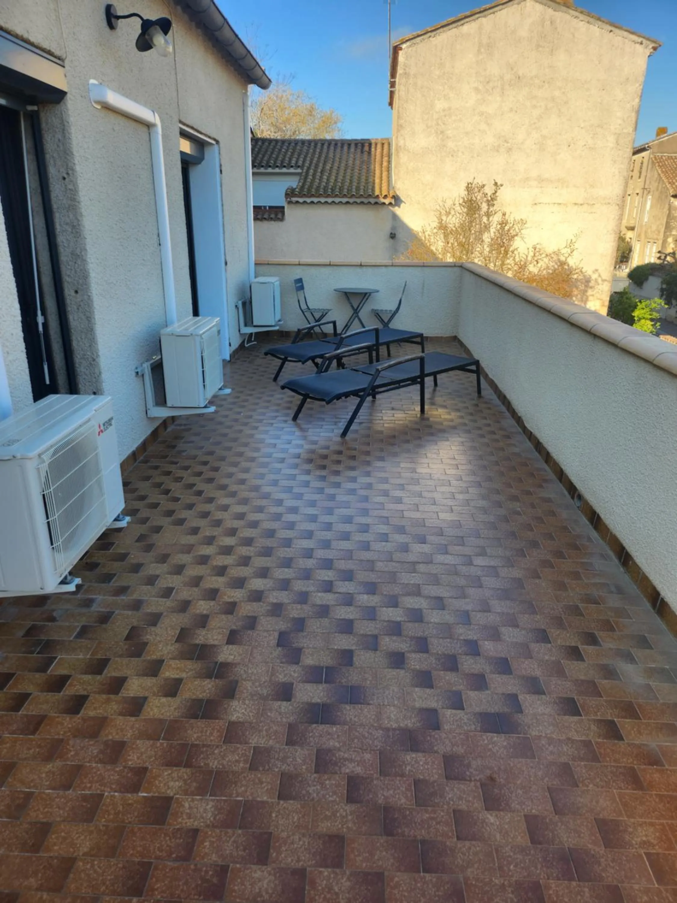 Balcony/Terrace in La villa de Fleury