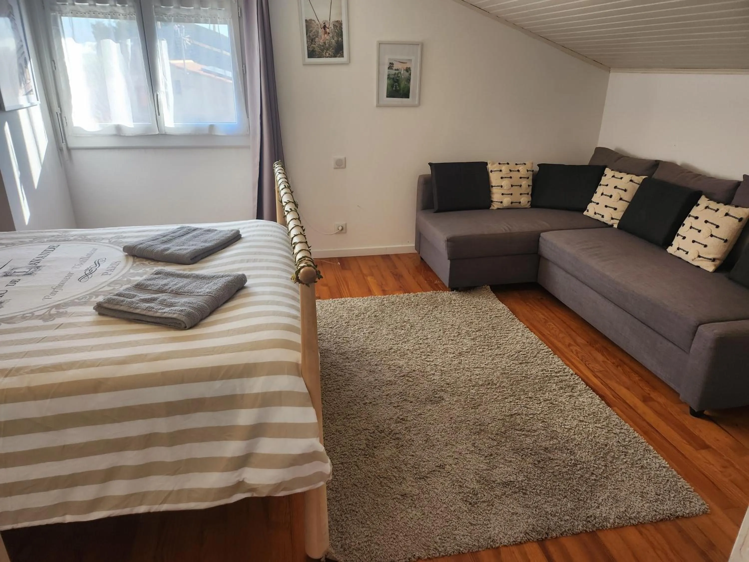 Bedroom, Bed in La villa de Fleury