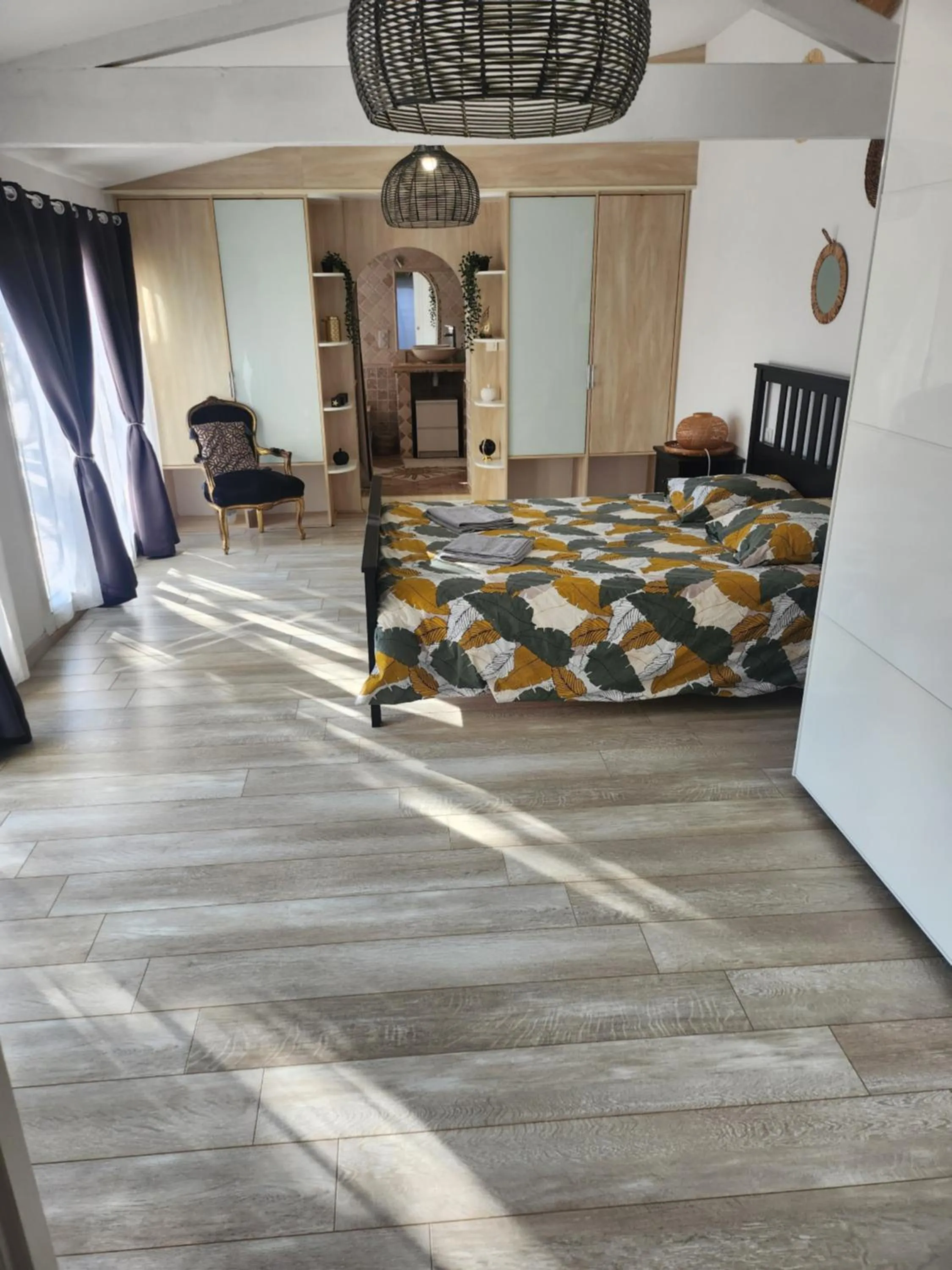 Bedroom, Bed in La villa de Fleury