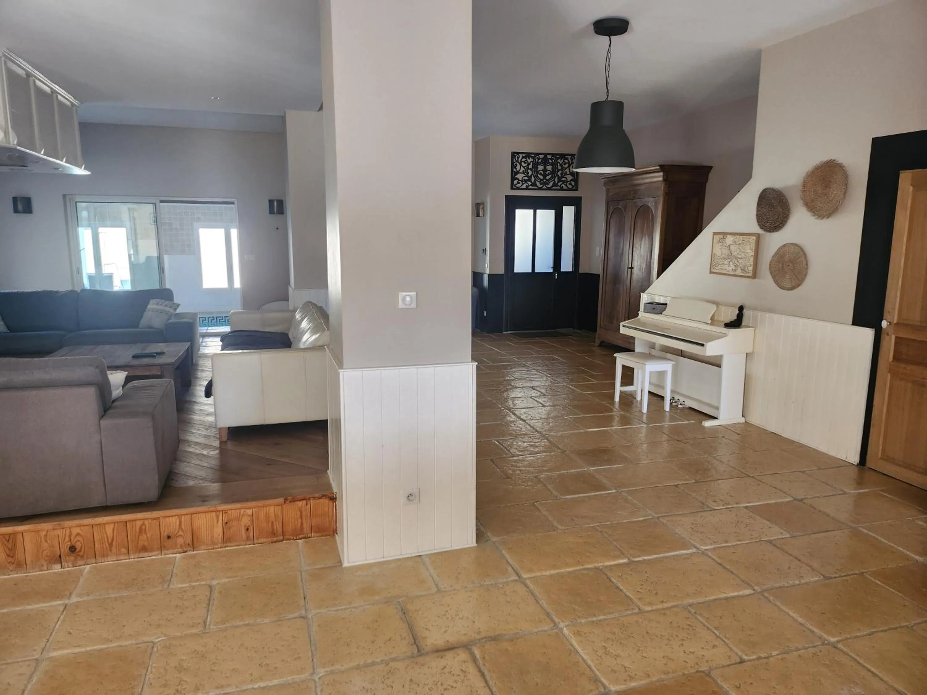 Living room in La villa de Fleury