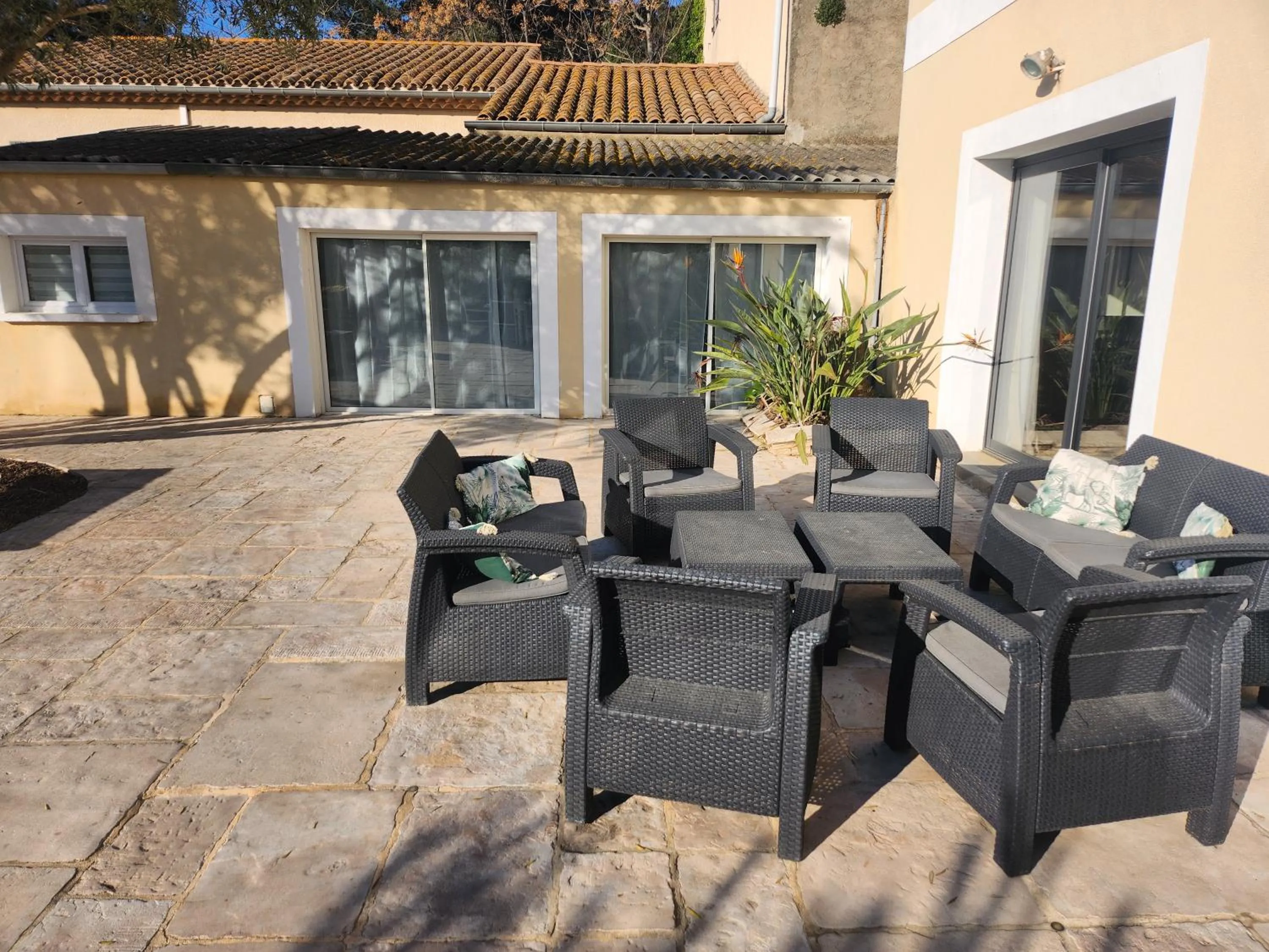 Garden in La villa de Fleury