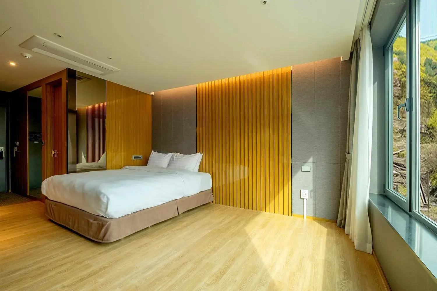 Bed in Jeongseon Intoraon Hotel Bed in Jeongseon Intoraon Hotel