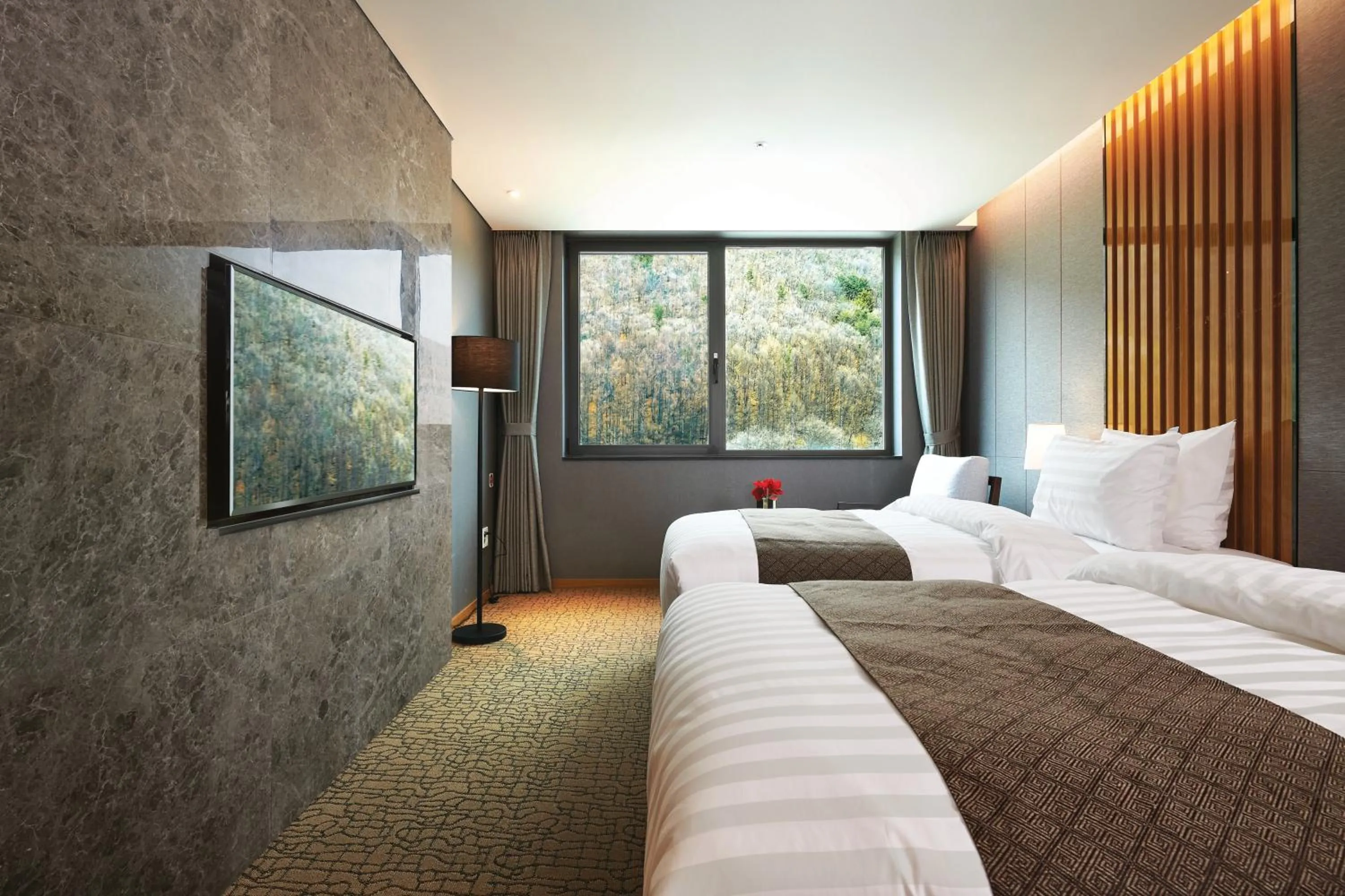Deluxe Twin Room in Traum Valley Hotel - formerly jeongseon intoraon hotel