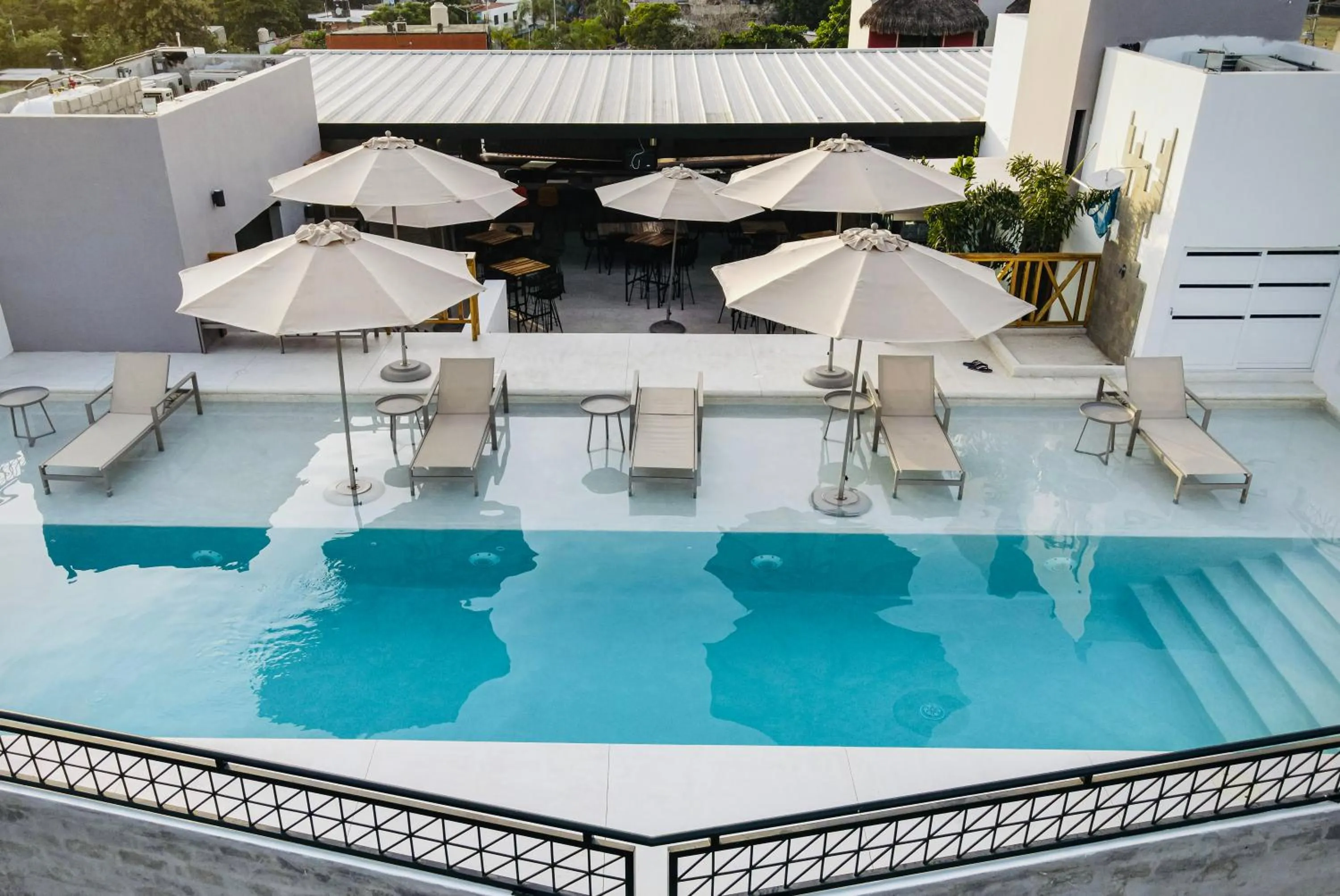 Pool view in Ximena Hotel Boutique