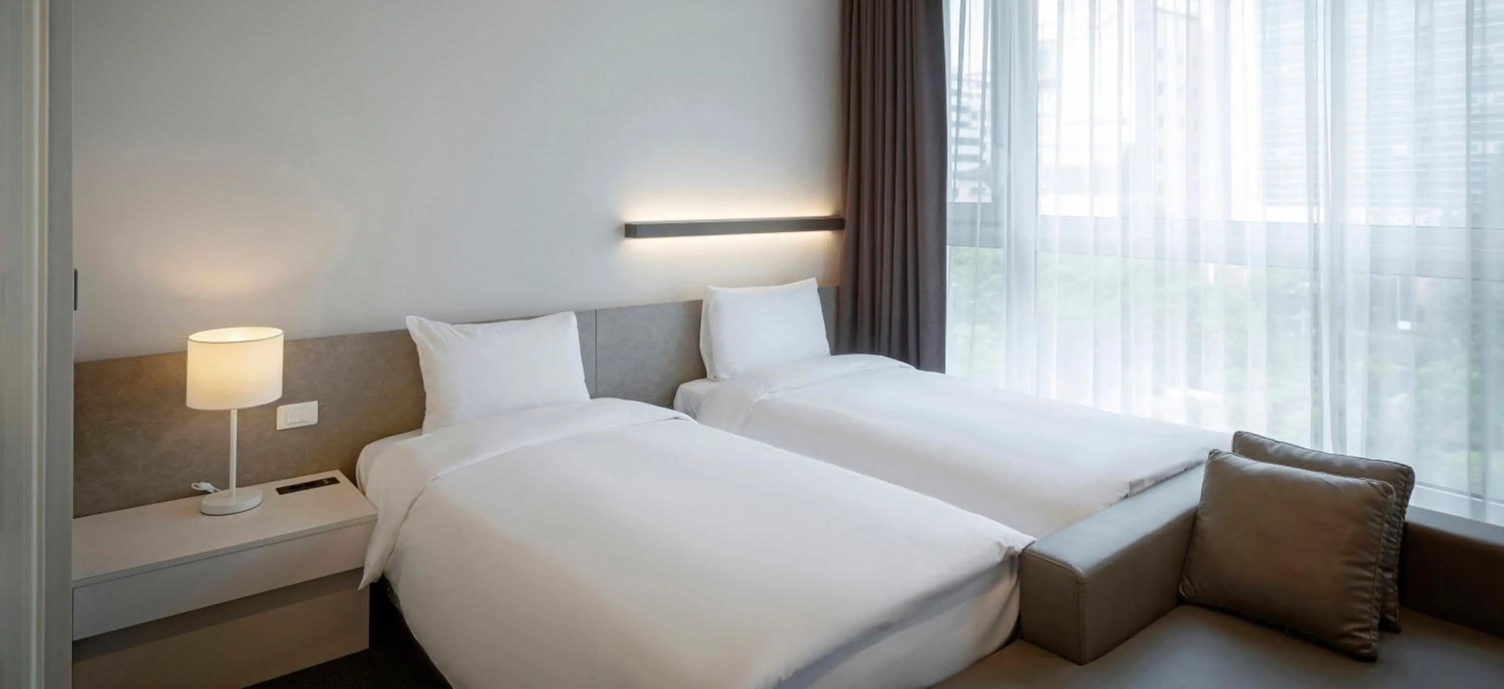 Bed in Grand City Hotel Changwon