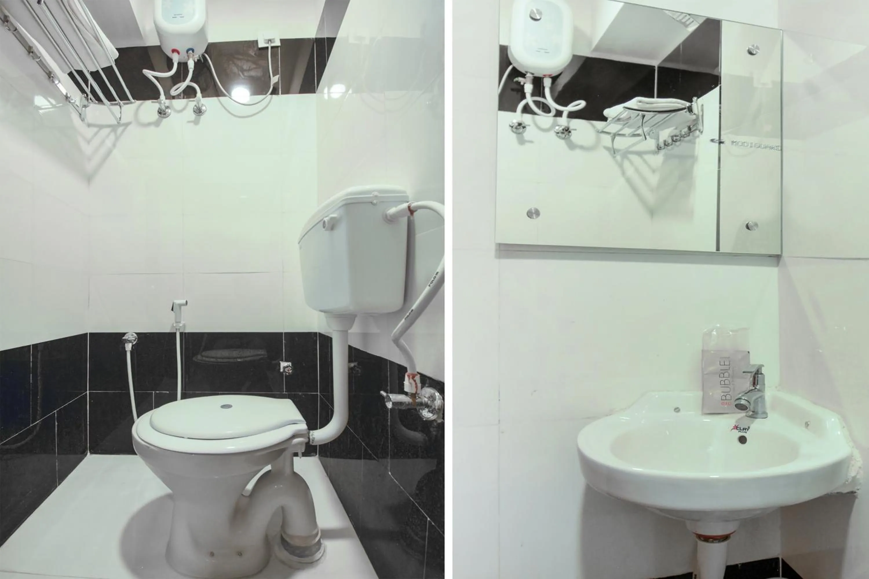 Bathroom in Super Hotel O Red Stone Near Netaji Subhash Chandra Bose International Airport