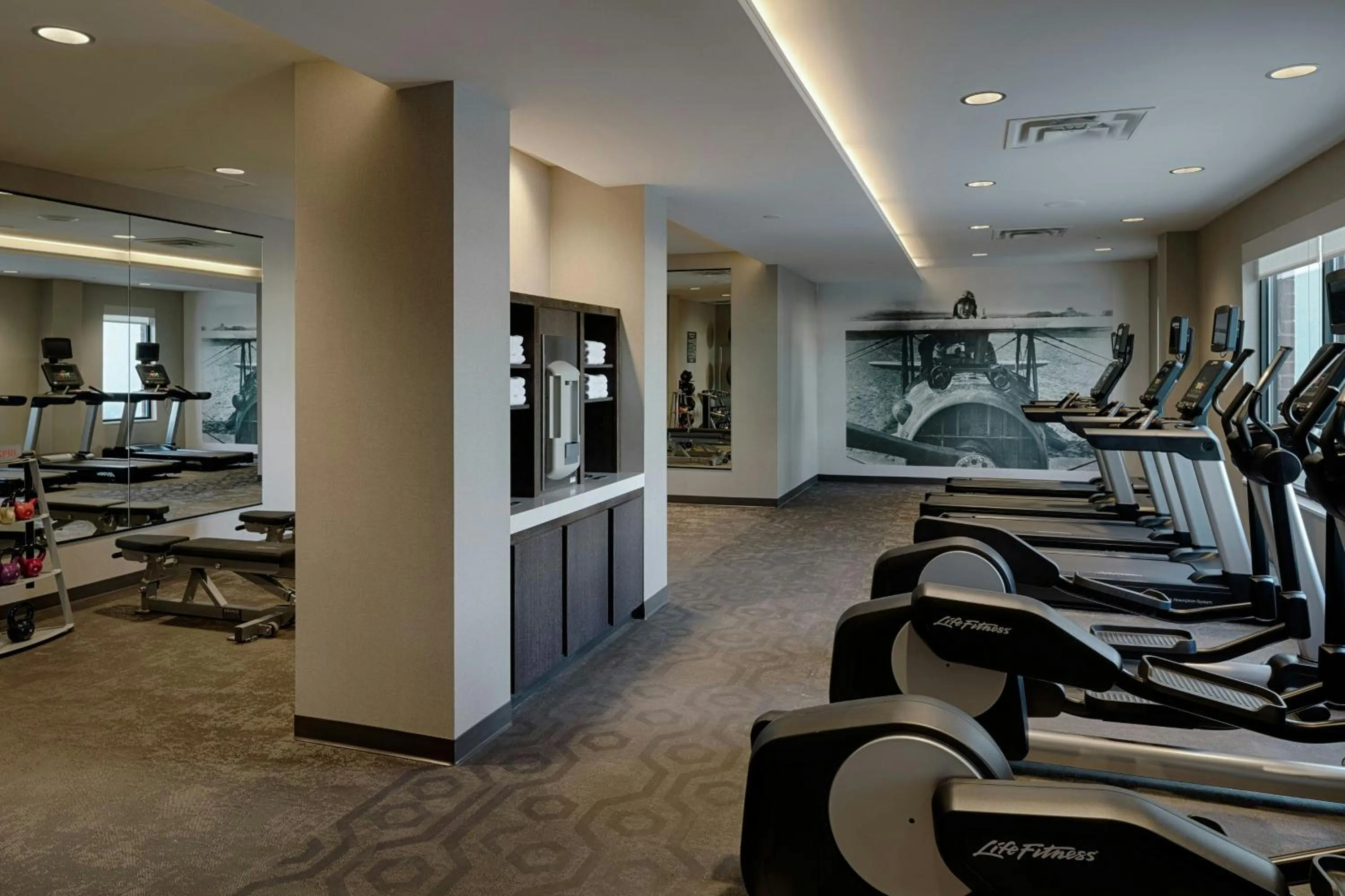 Fitness centre/facilities in Residence Inn by Marriott Columbus Airport