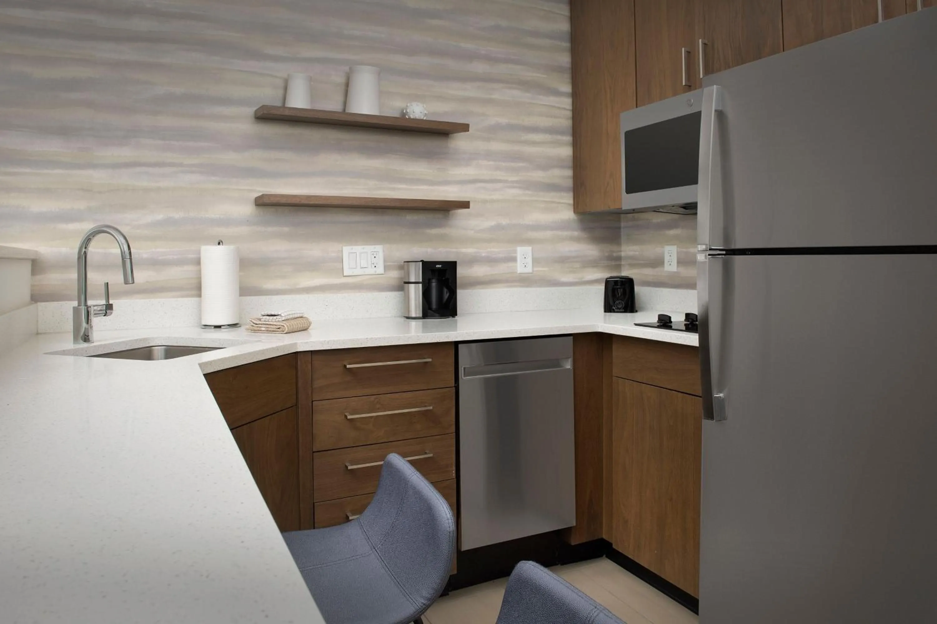 Kitchen or kitchenette in Residence Inn by Marriott Lubbock-University Area