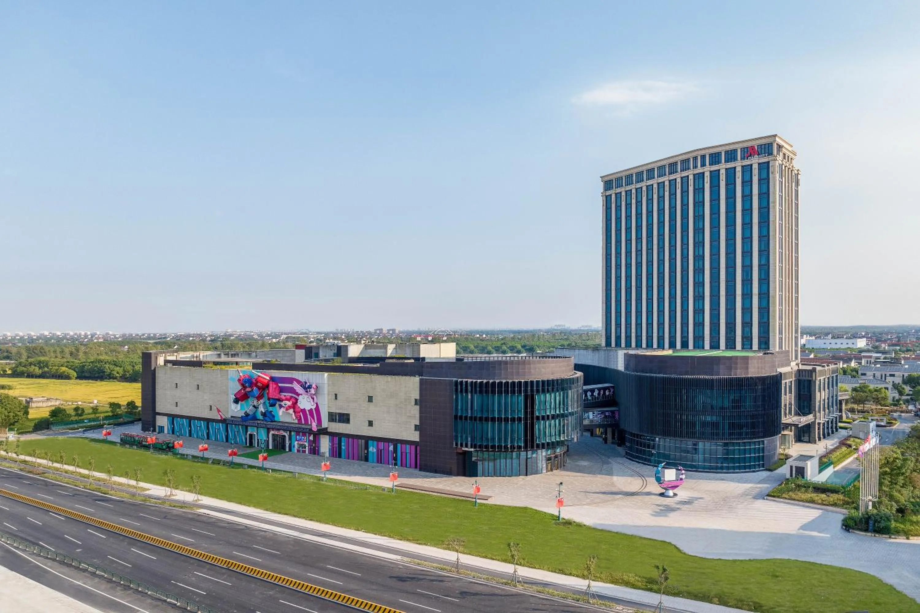 Property building in Shanghai Marriott Hotel Pudong South