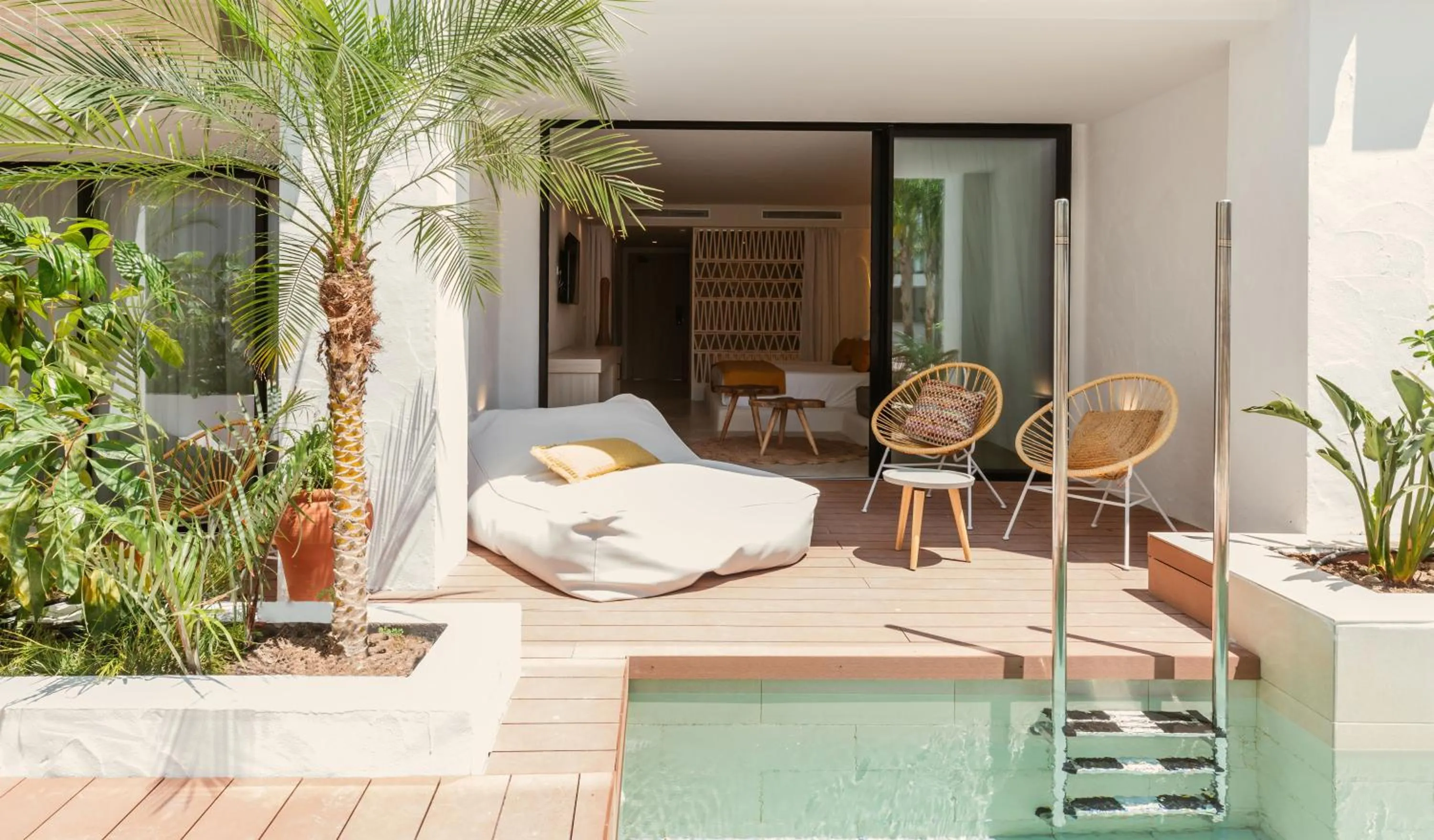 Pool view in Nativo Hotel Ibiza