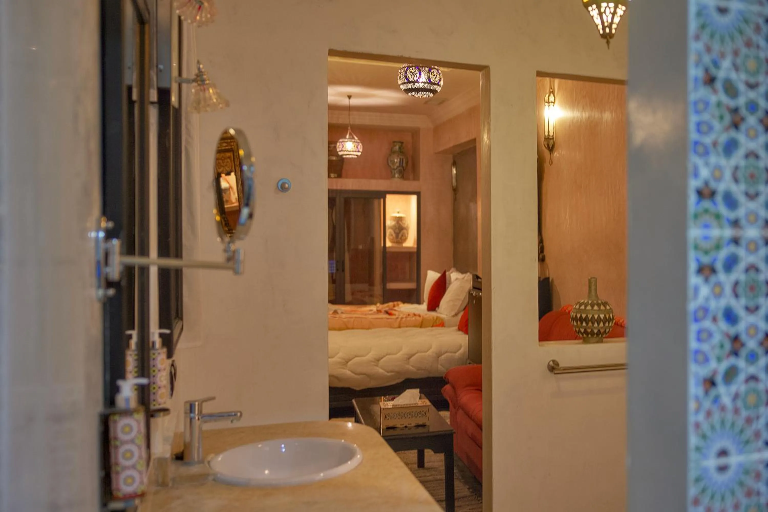 Bed in Riad Tama & spa