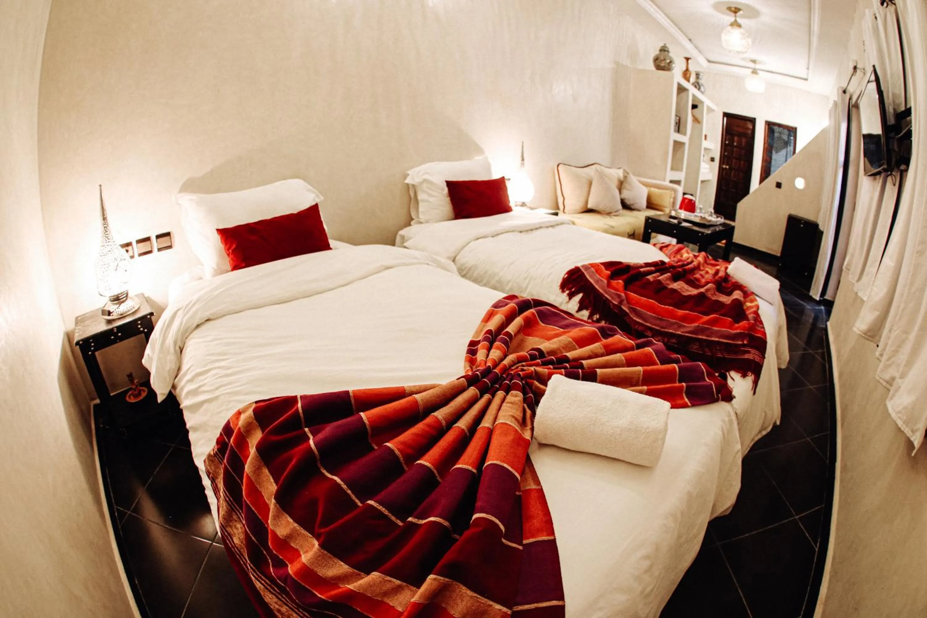 Bed in Riad Tama & spa