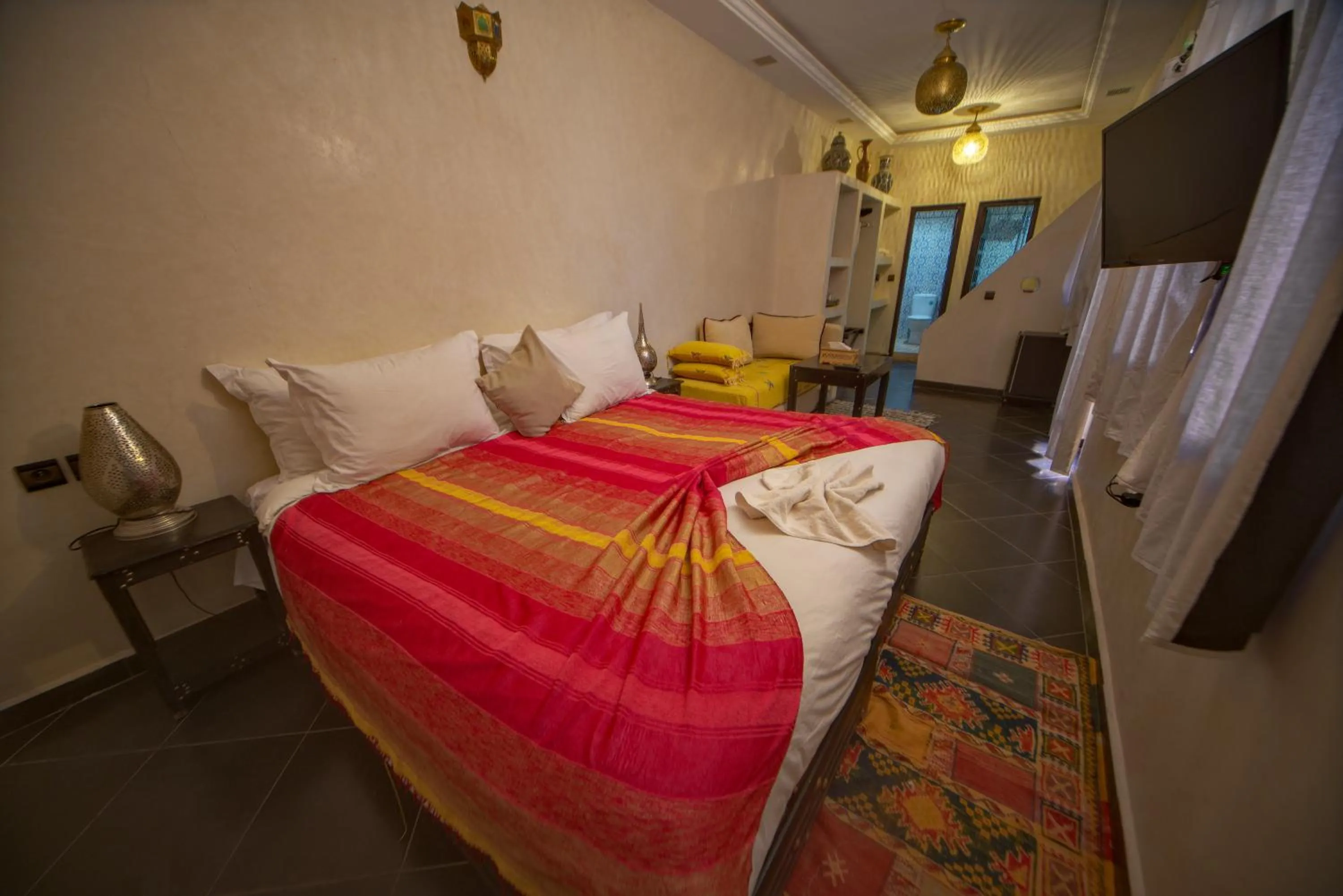 Bed in Riad Tama & spa
