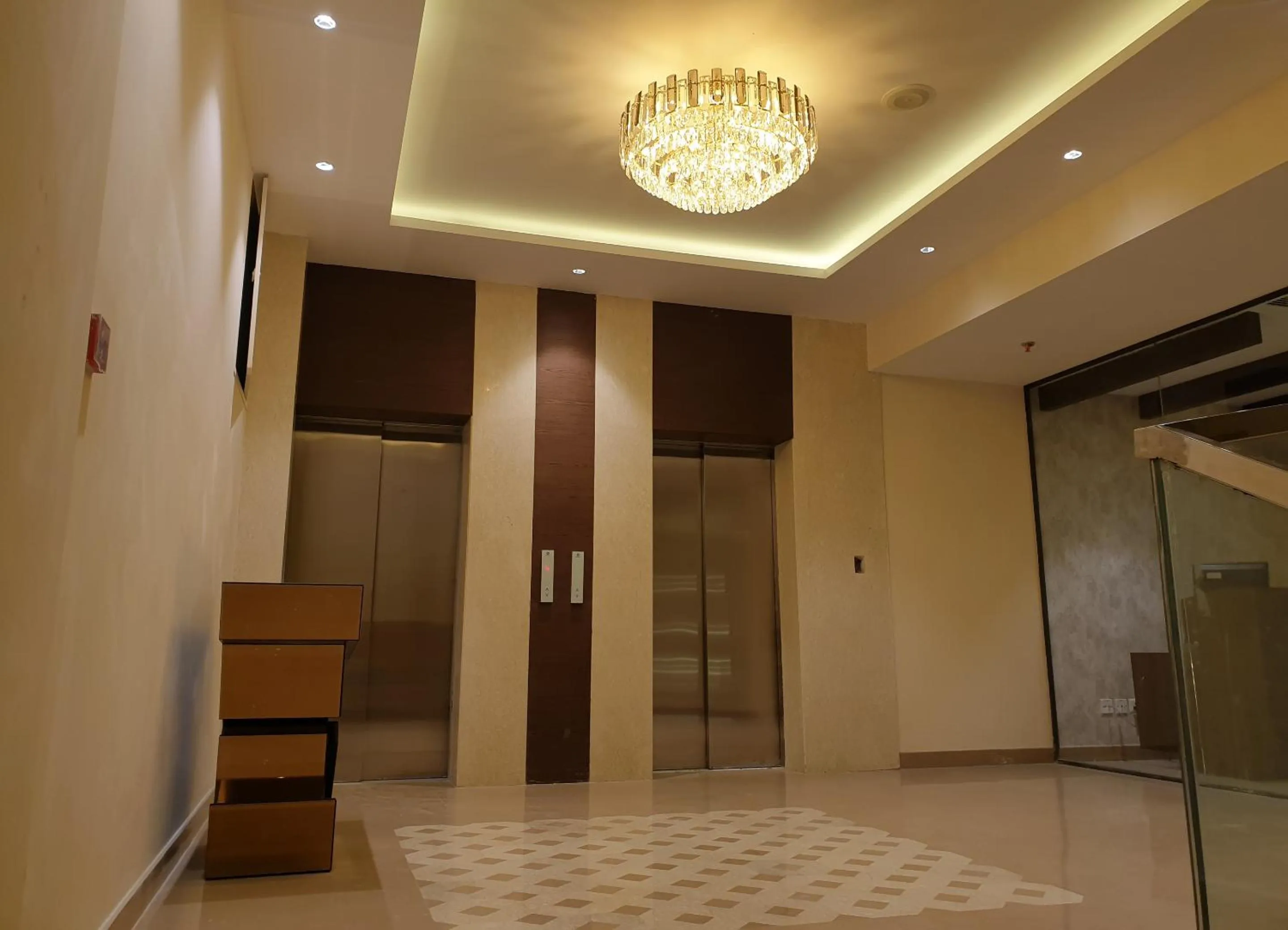 Lobby or reception in Geeta Sarovar Portico, Panipat