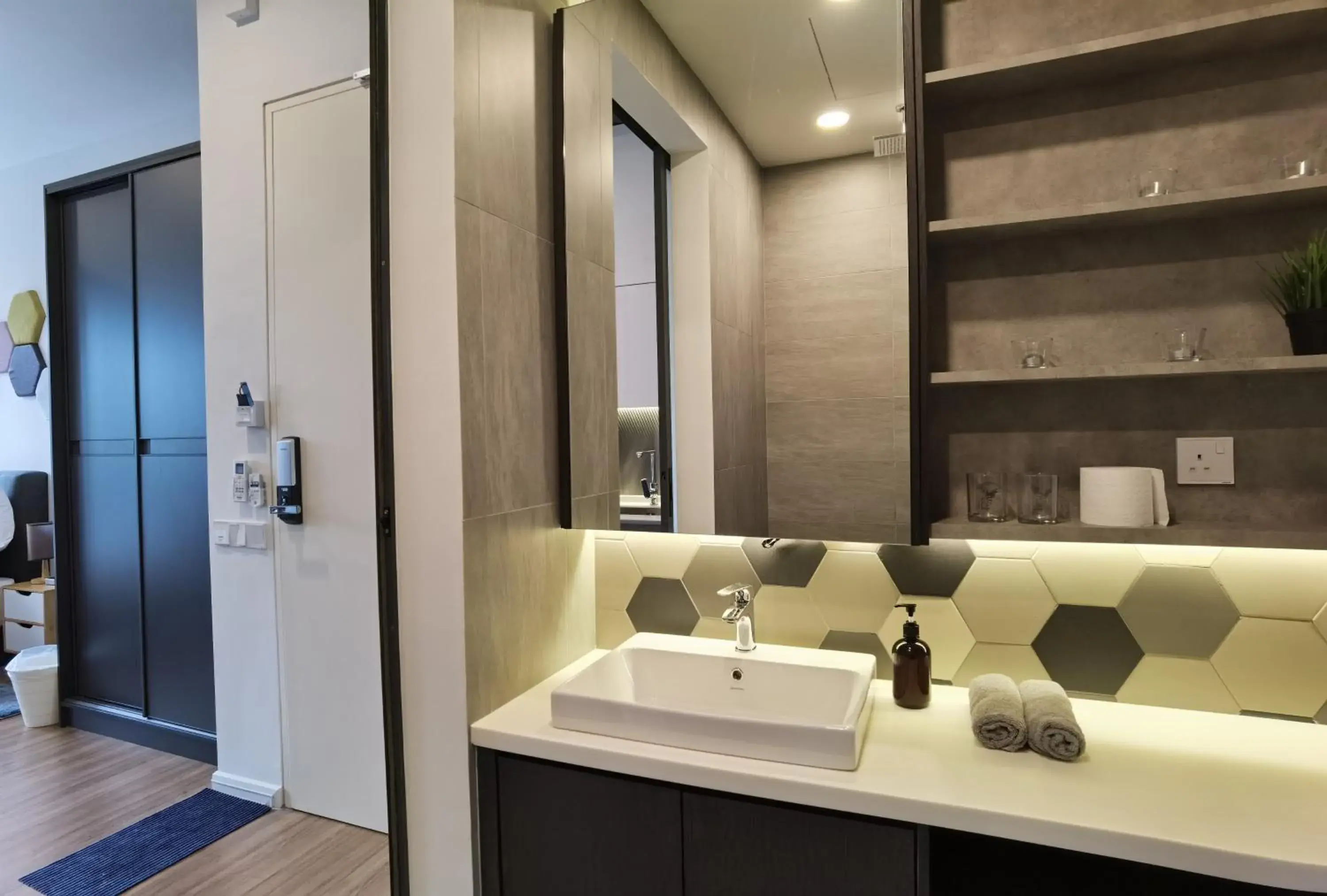 Bathroom in Ceylonz Suites by StayKL Stevvy Bathroom in Ceylonz Suites by StayKL Stevvy