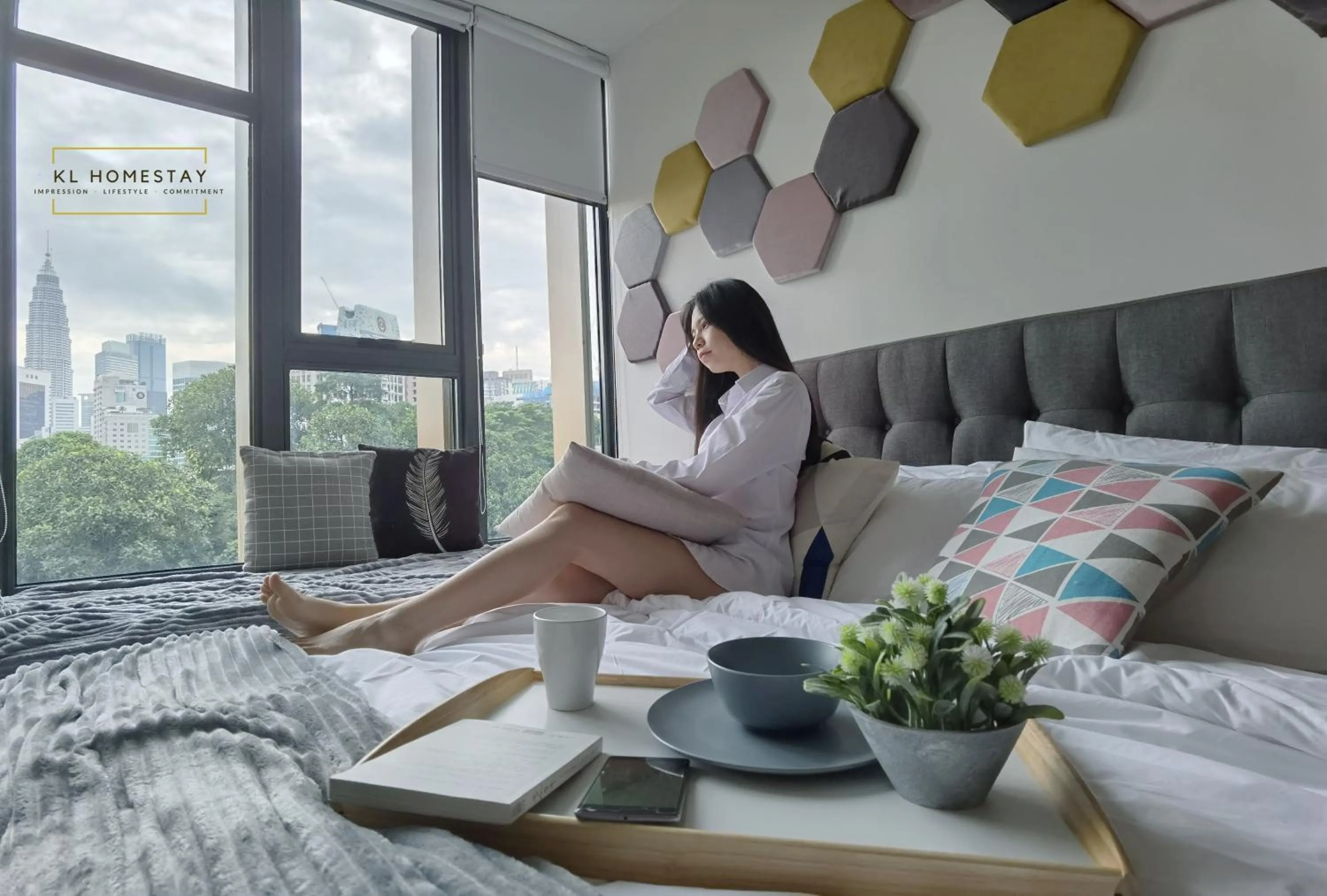 Property building, Bed in Ceylonz Suites by StayKL Stevvy