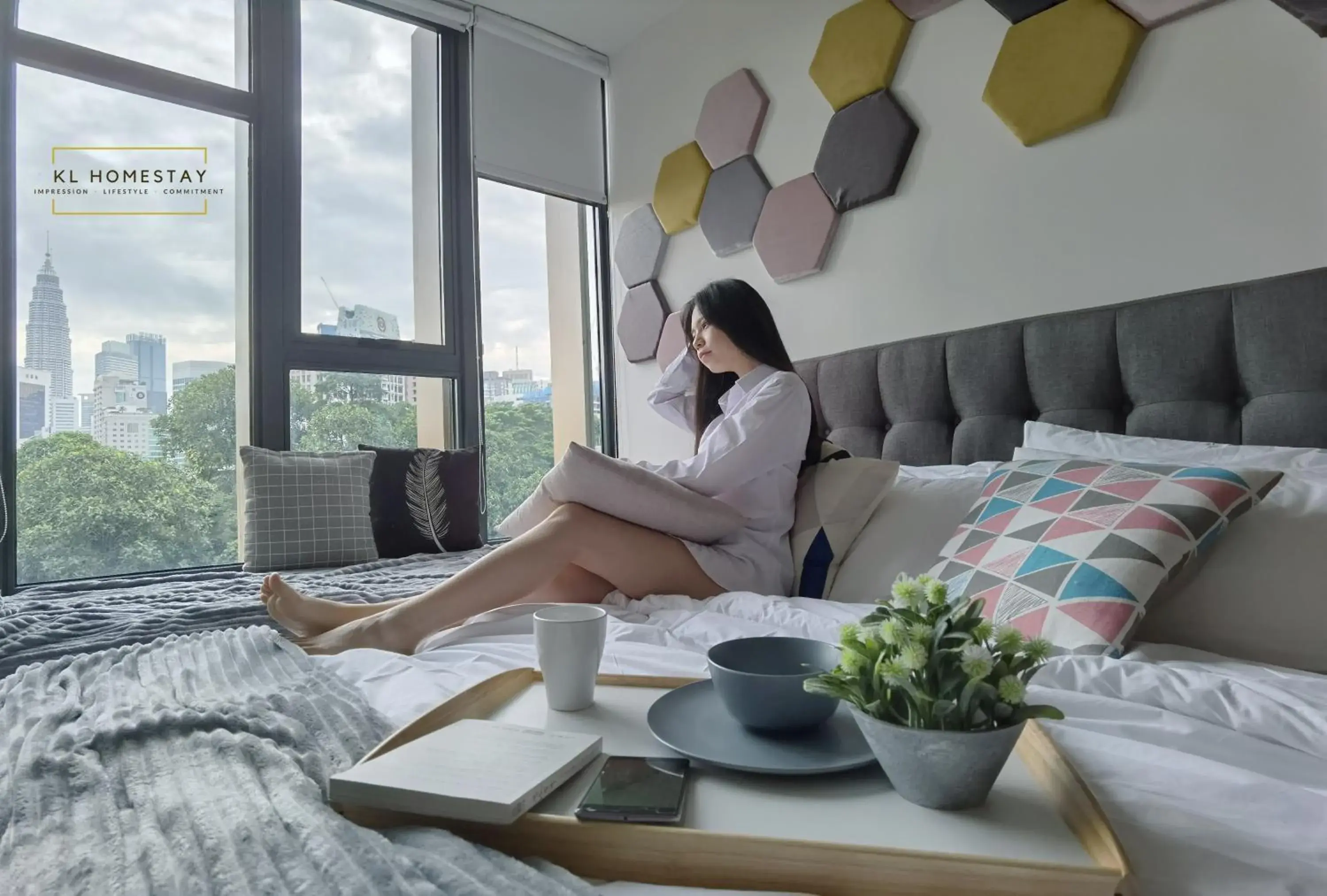 Property building, Bed in Ceylonz Suites by StayKL Stevvy Property building, Bed in Ceylonz Suites by StayKL Stevvy