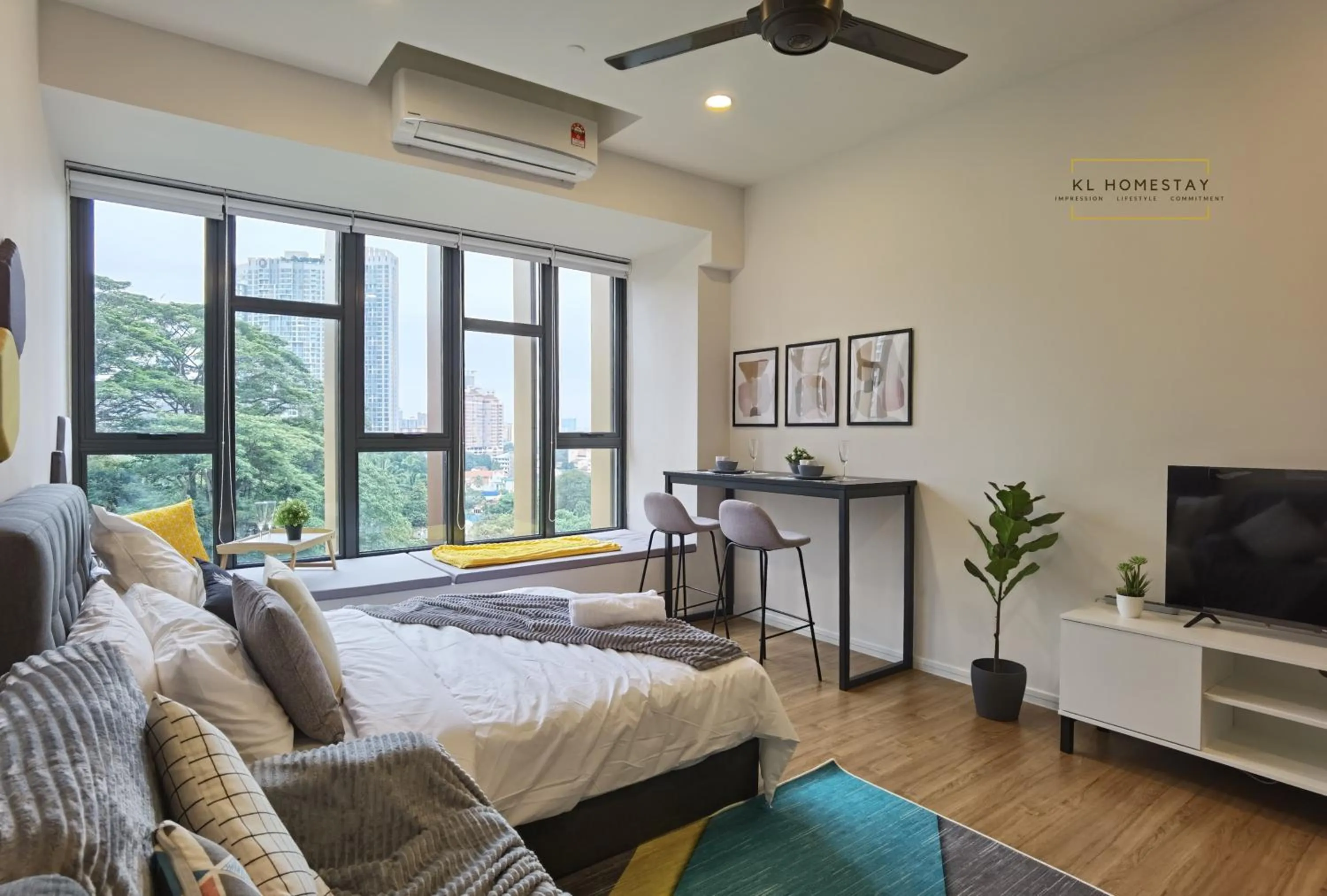 Bed in Ceylonz Suites by StayKL Stevvy