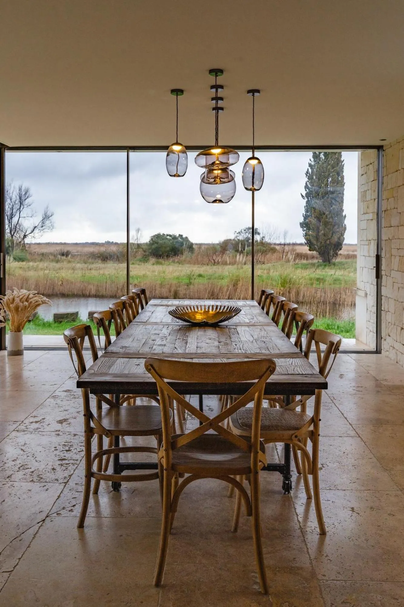 Dining area in Mas du Couvin, maison d'hôtes en Camargue