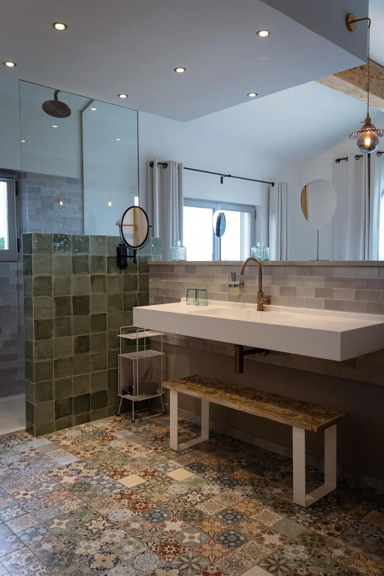 Bathroom in Mas du Couvin, maison d'hôtes en Camargue